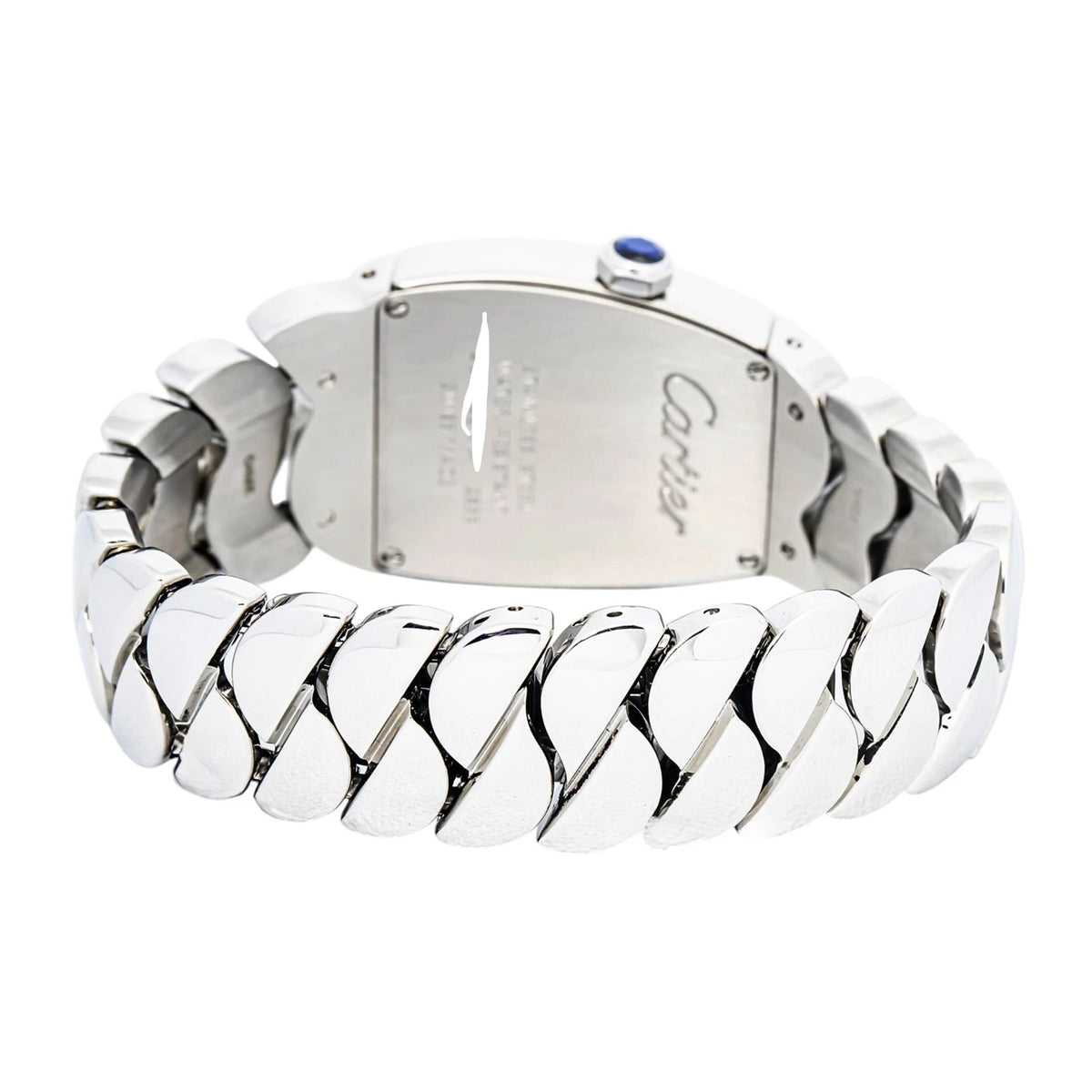 CARTIER LA DONA Quartz 28mm Stainless Steel Watch Off White Dial