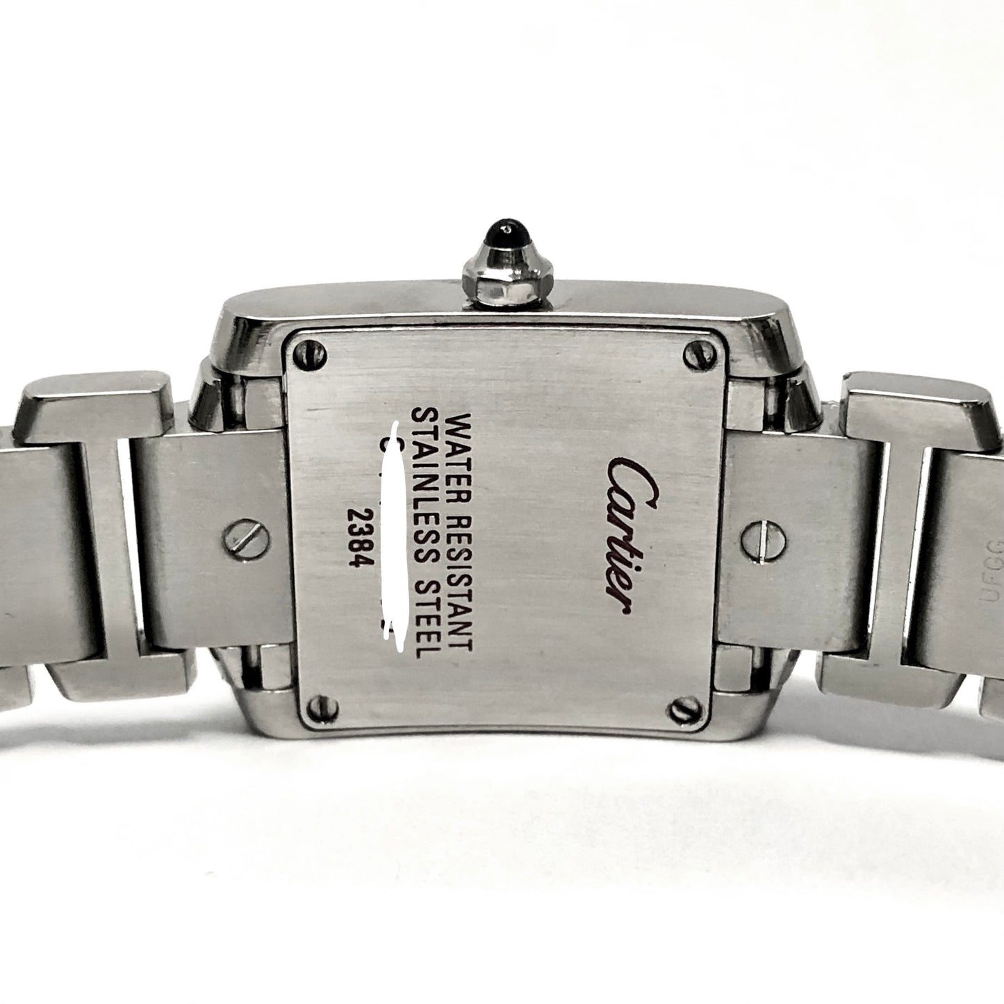 CARTIER TANK FRANCAISE Quartz 20mm Steel 1.88TCW DIAMOND Watch