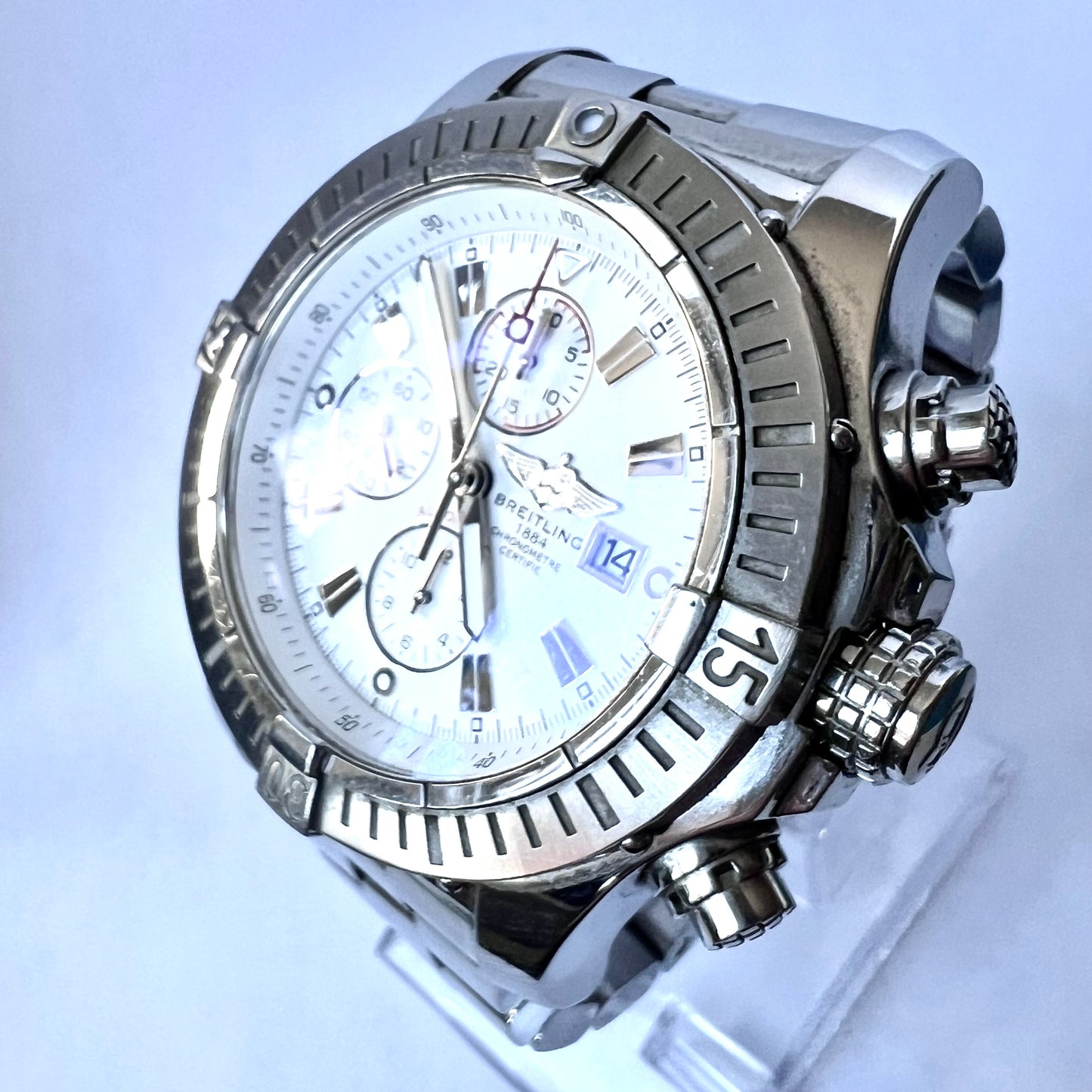 BREITLING Chronograph Chronometer 50mm Automatic Steel Watch