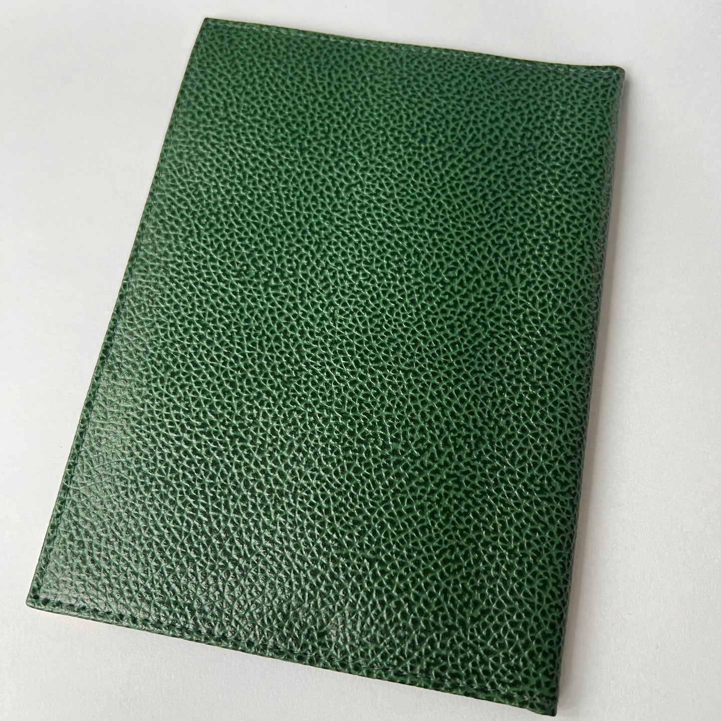 ROLEX Green Genuine Leather Passport Holder 5.75x4.15 inches