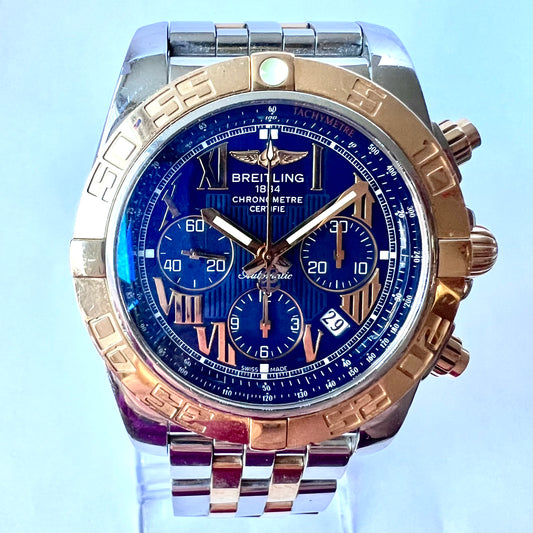 BREITLING Chronograph Chronometer 46mm Automatic 2 Tone Watch