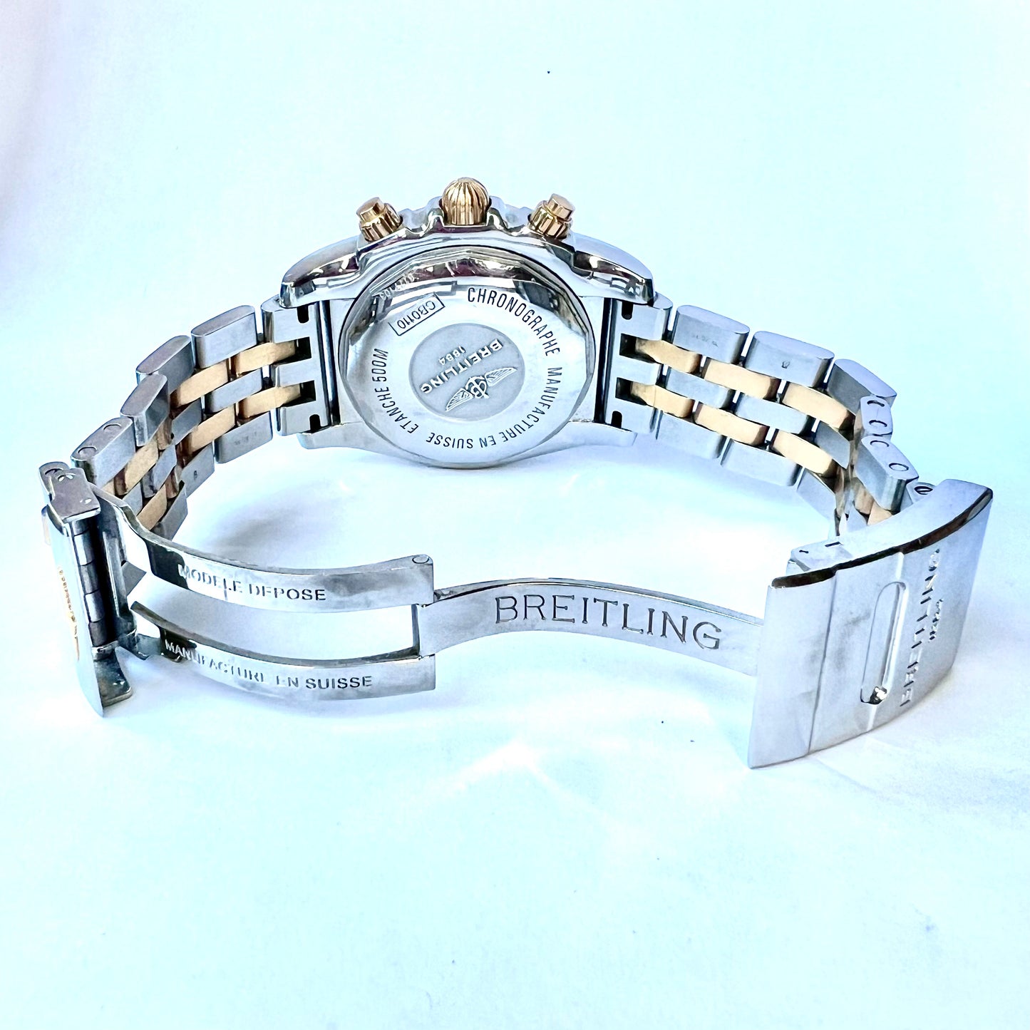 BREITLING Chronograph Chronometer 46mm Automatic 2 Tone Watch