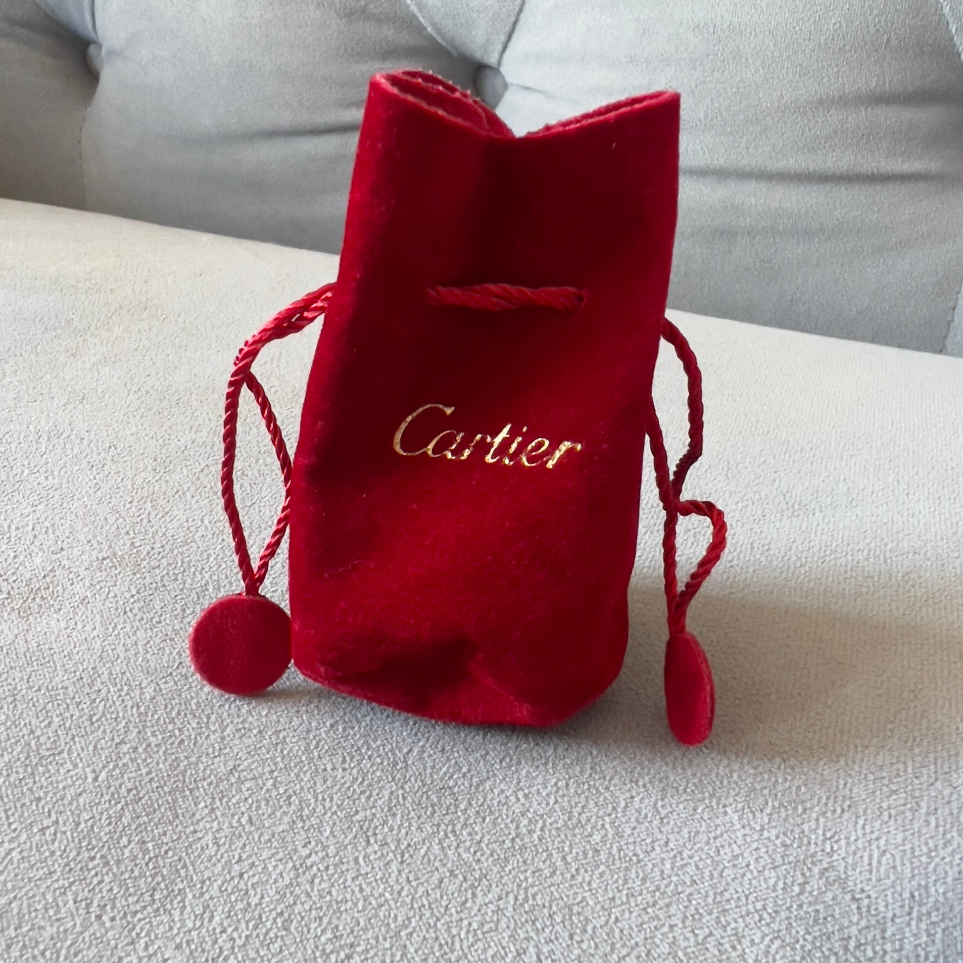 Cartier, Jewelry, Cartier Logo Shopping Bag