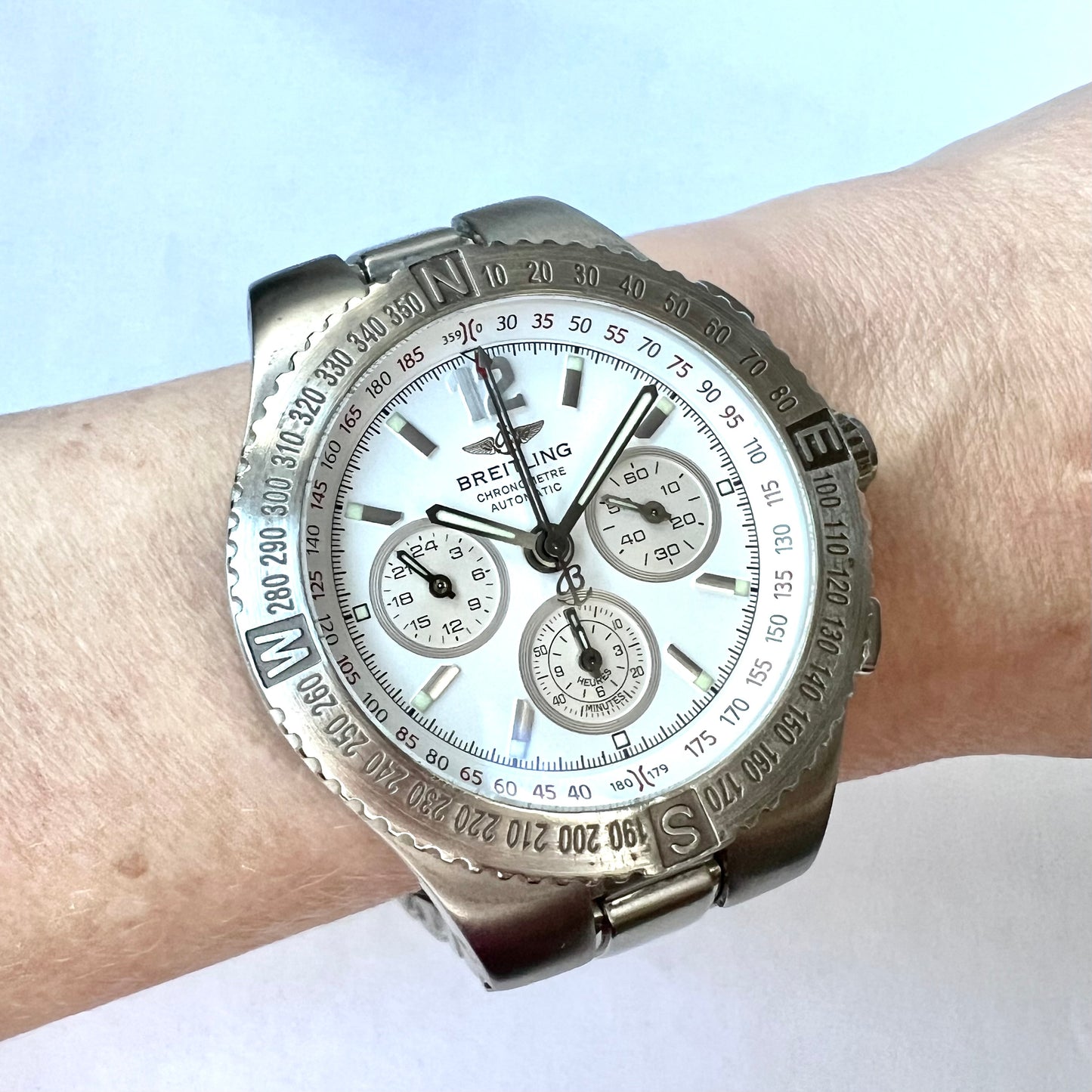 BREITLING Chronograph Chronometer 48mm Automatic Steel Watch