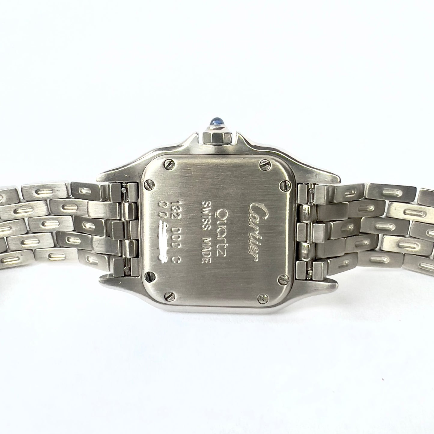 CARTIER PANTHERE 23mm Quartz Steel 0.32TCW DIAMOND Watch