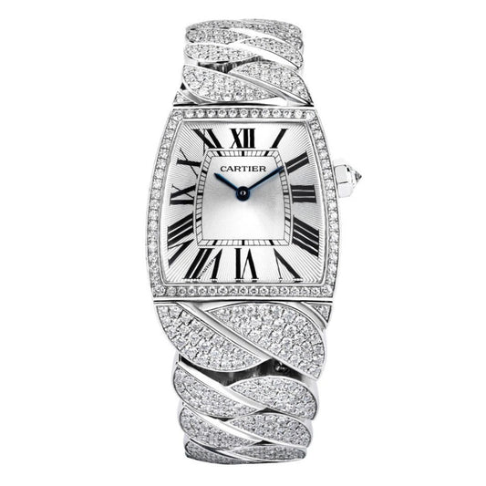 CARTIER LA DONA Quartz 28mm Steel 10.1TCW Diamond Watch