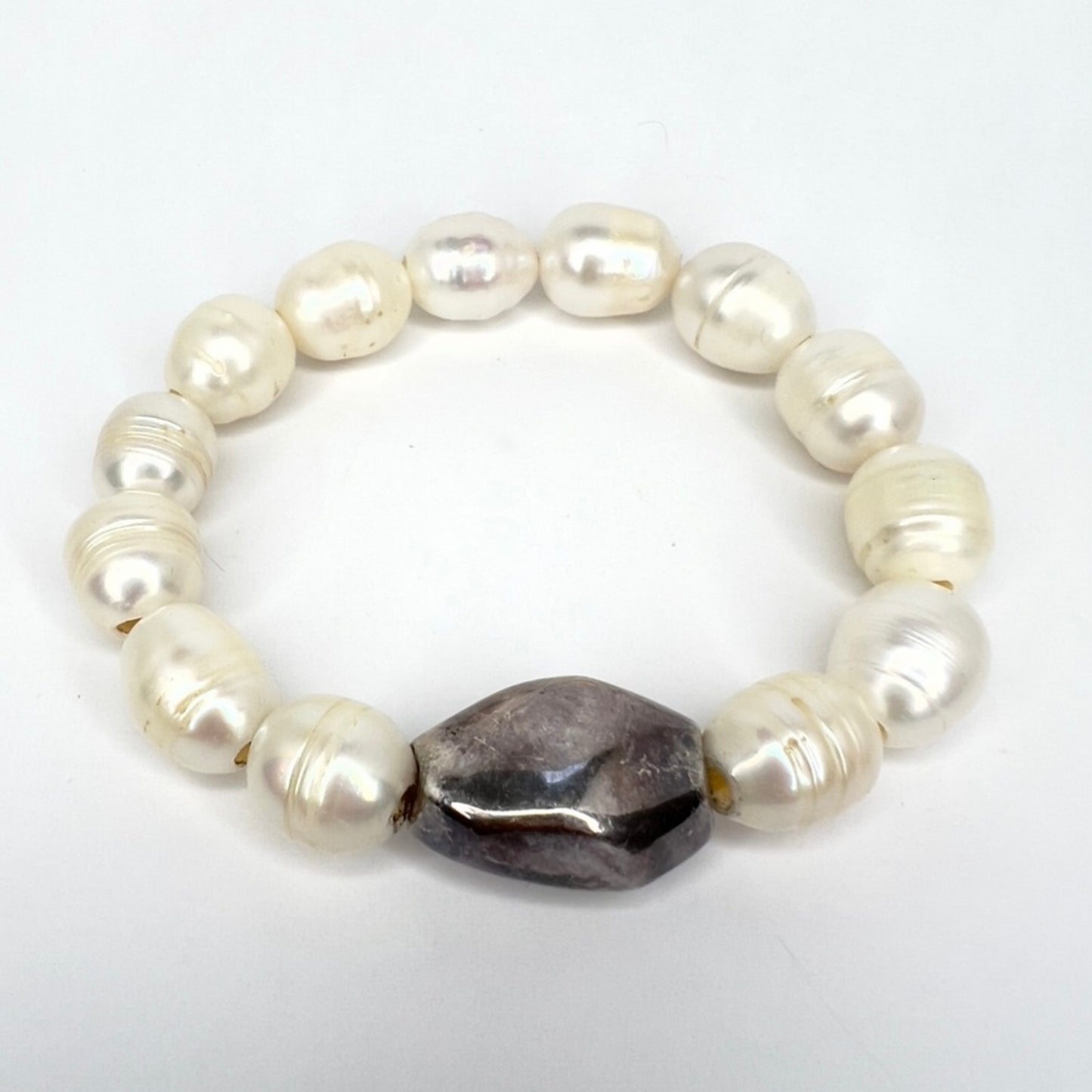 Large Natural Pear Bracelet