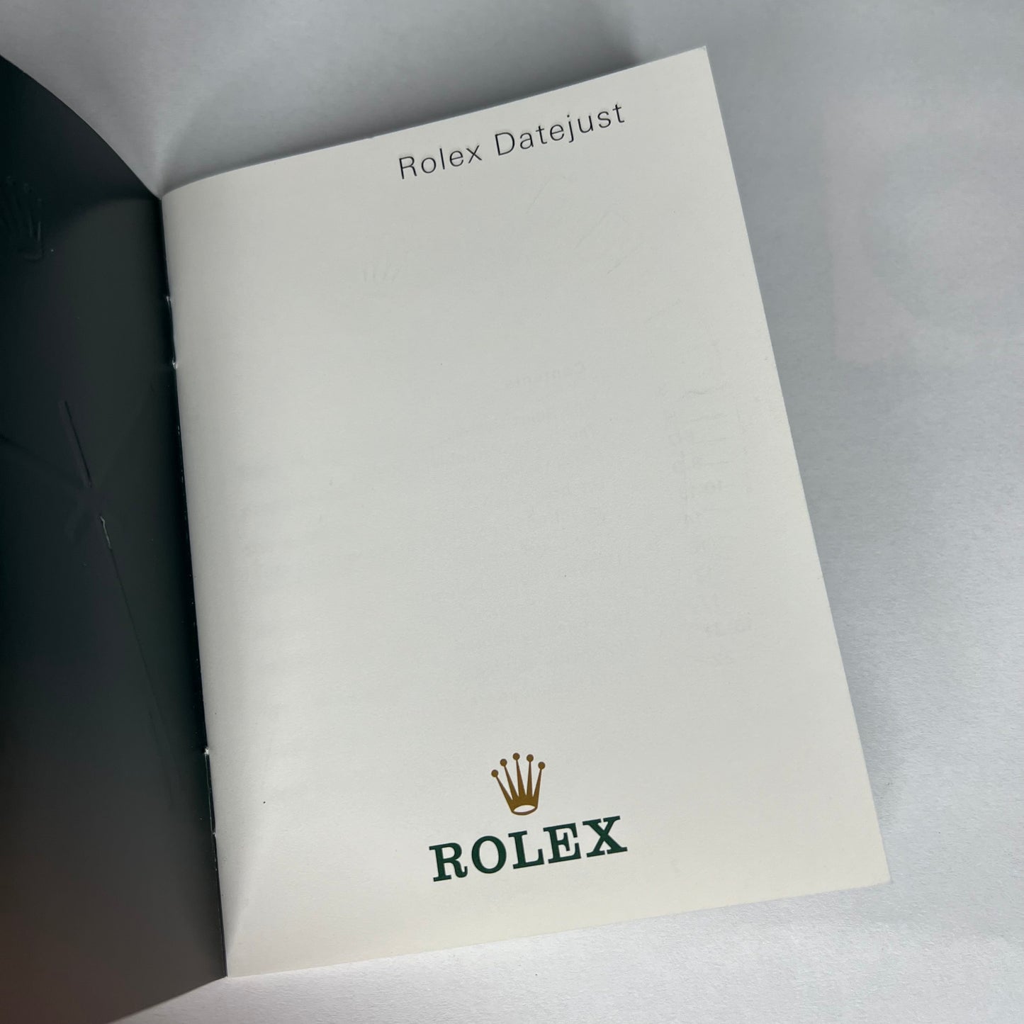 ROLEX DATEJUST Booklet English 2002