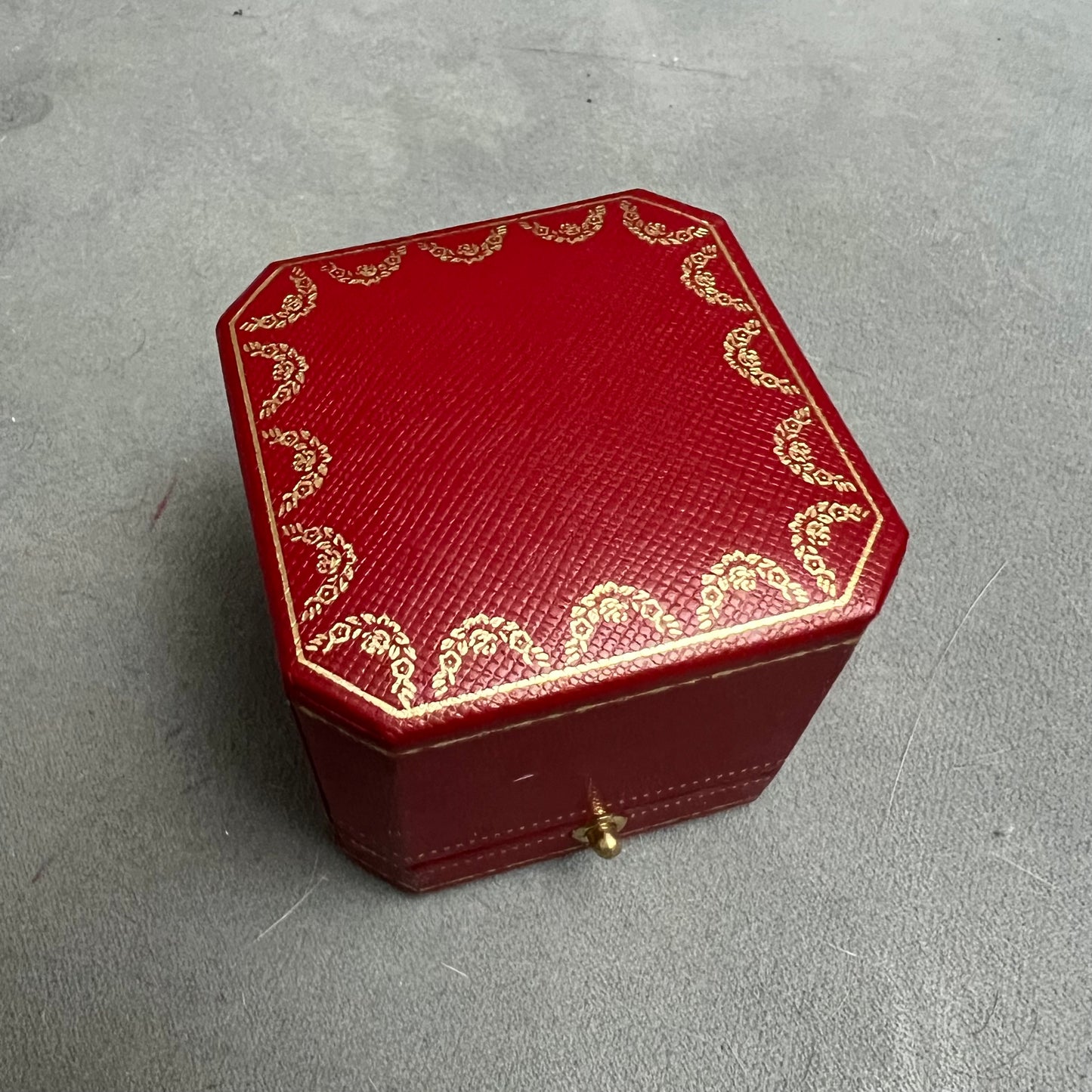 CARTIER Ring Box 2.30x2.30x2.10 inches