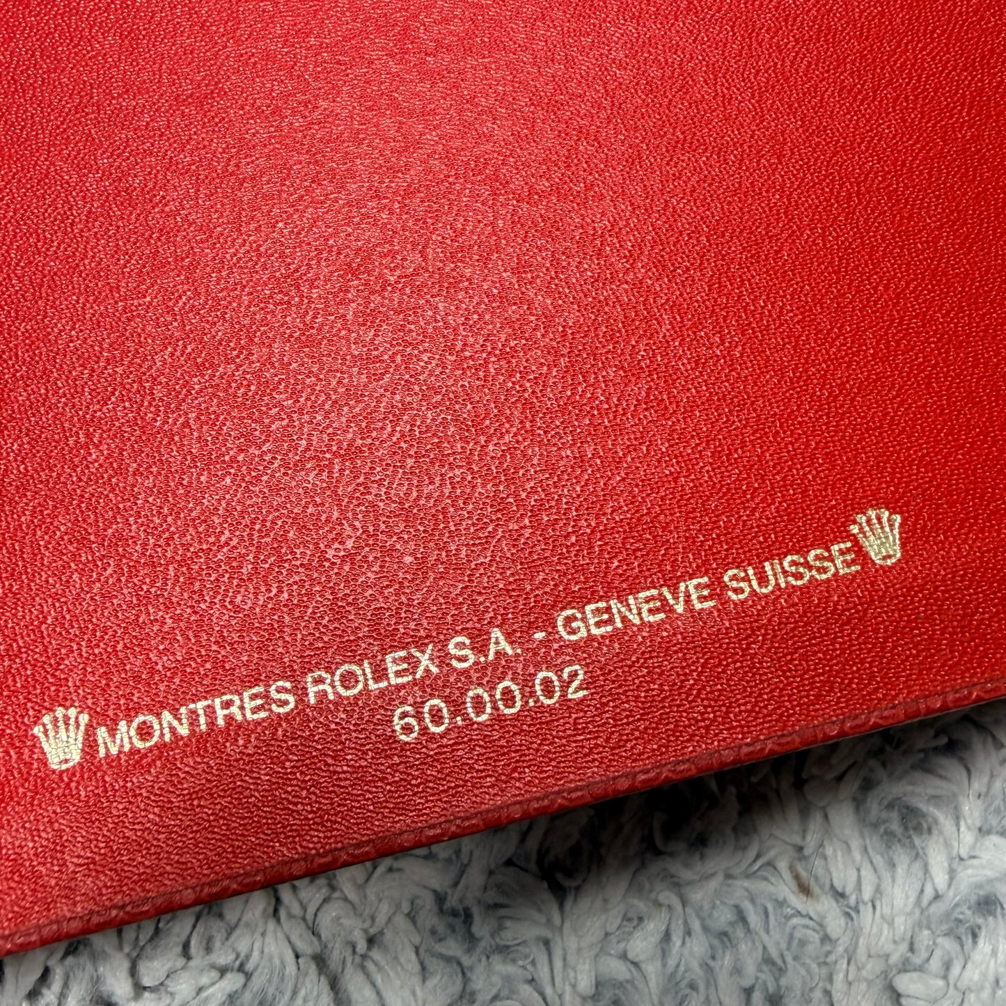 ROLEX Red Box 7x5x2.40 inches