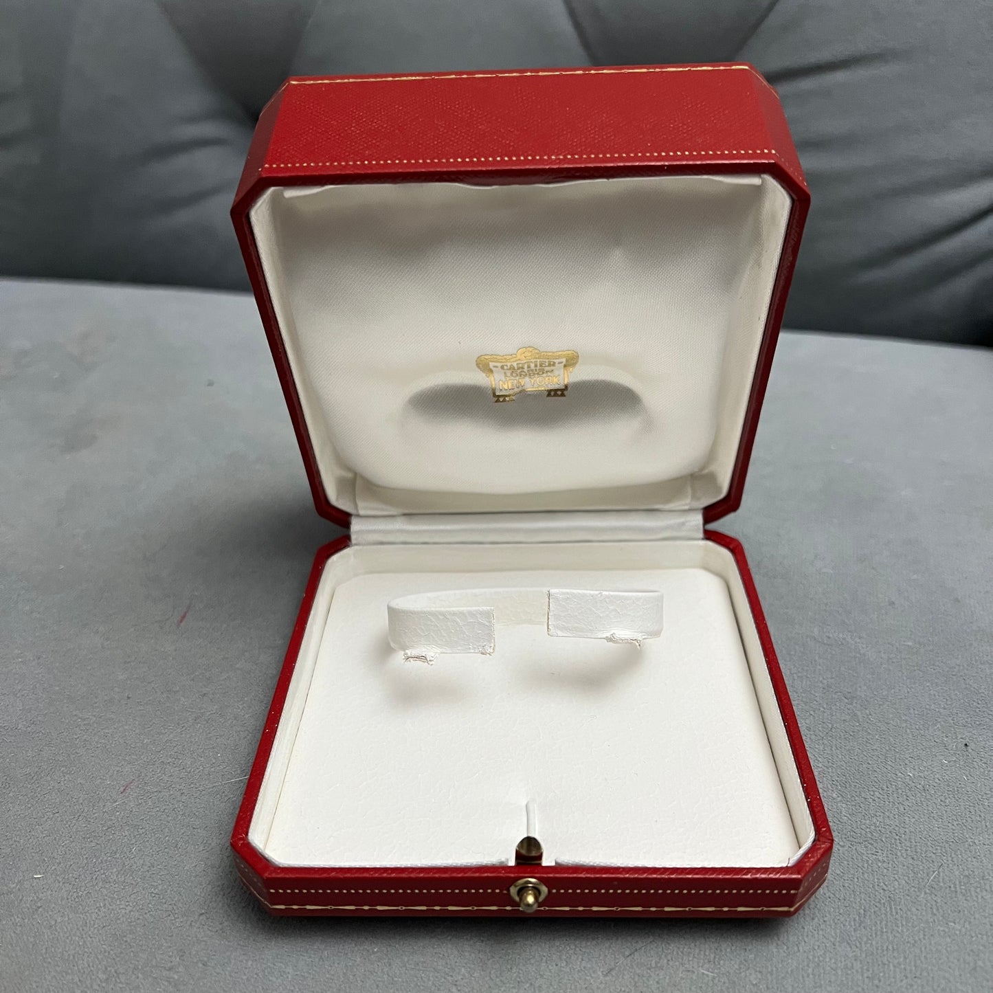 Vintage CARTIER Bracelet Box + Outer Box 4.75x4.5x2.25 inches