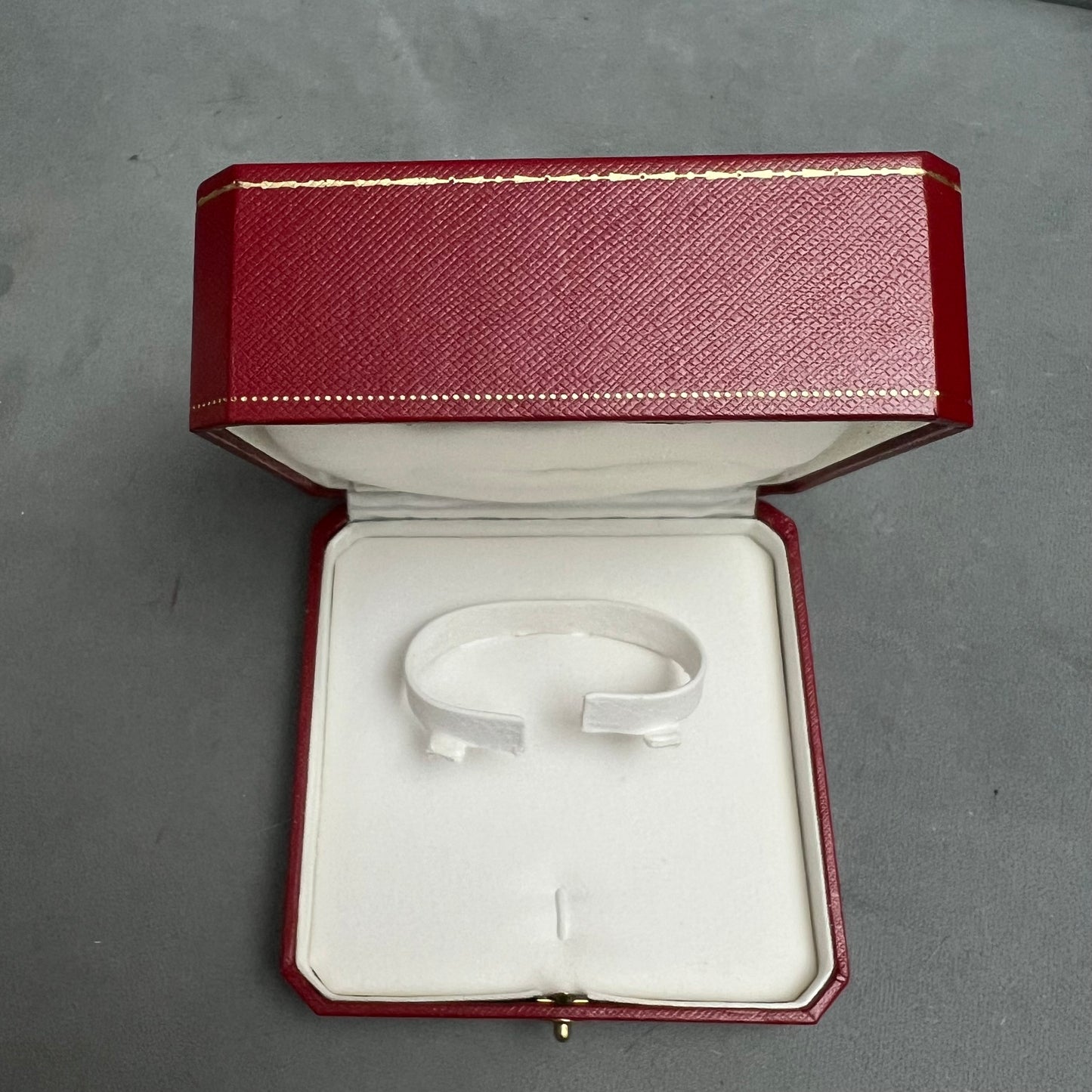 Vintage CARTIER Bracelet Box + Outer Box 4.75x4.5x2.25 inches