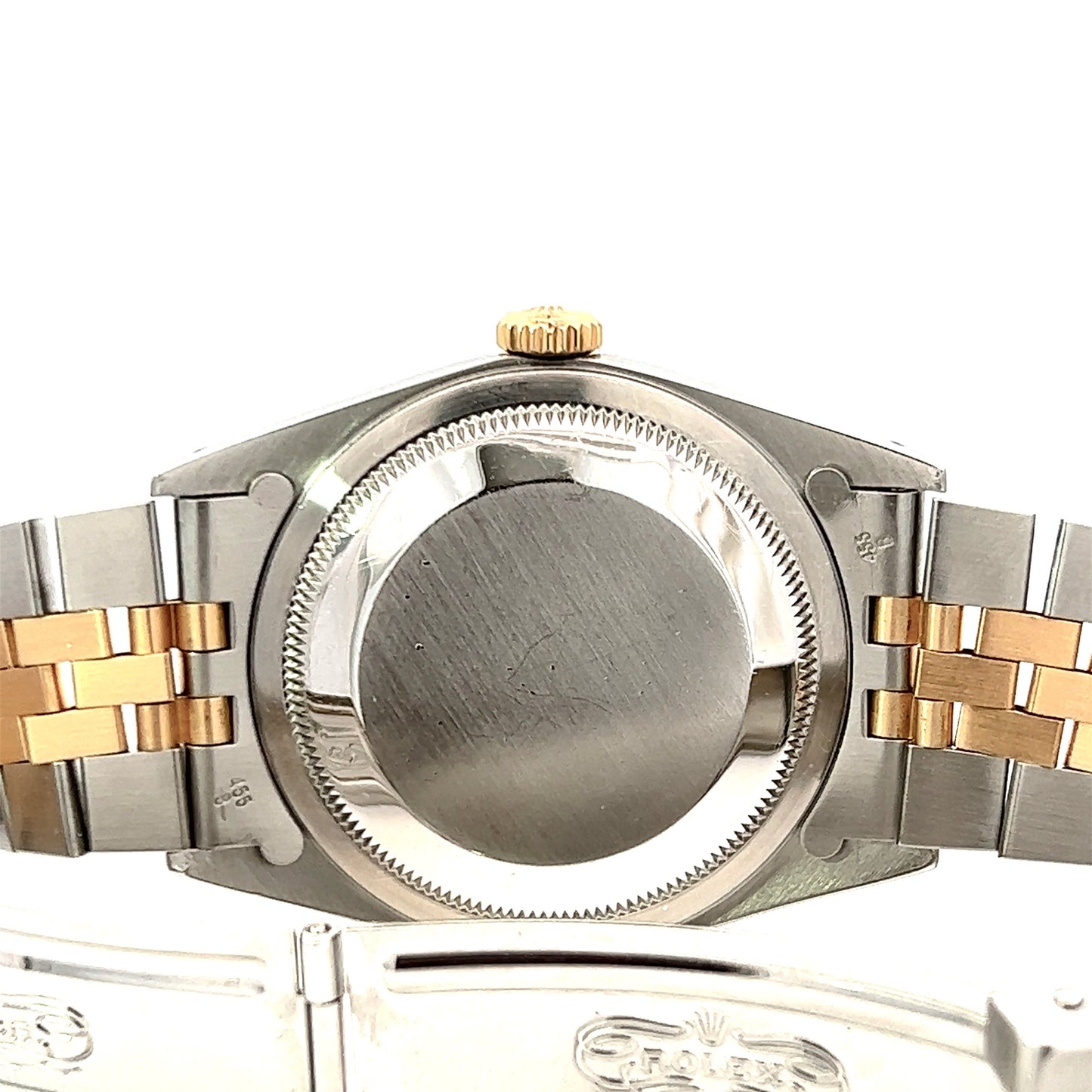 ROLEX Oyster Perpetual DATEJUST Automatic 36mm 2 Tone Diamond Watch