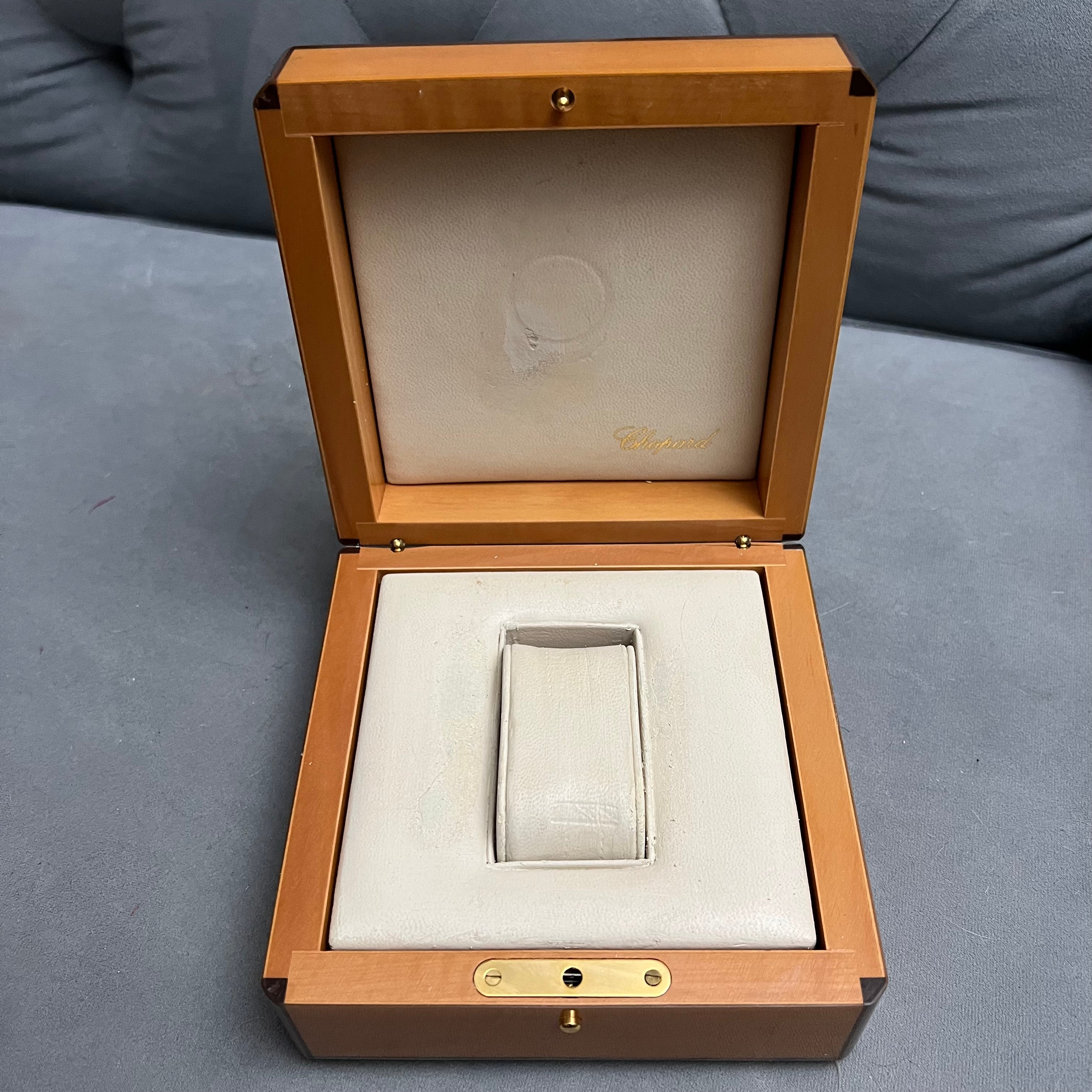 CHOPARD Laminated Wooden Box 6.25x6.25x3.25 inches | NATILUXIA