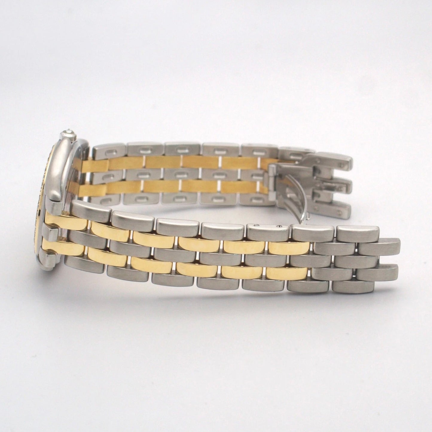 CARTIER PANTHERE COUGAR Quartz 32mm 2 Row Gold 0.50TCW Diamonds Watch