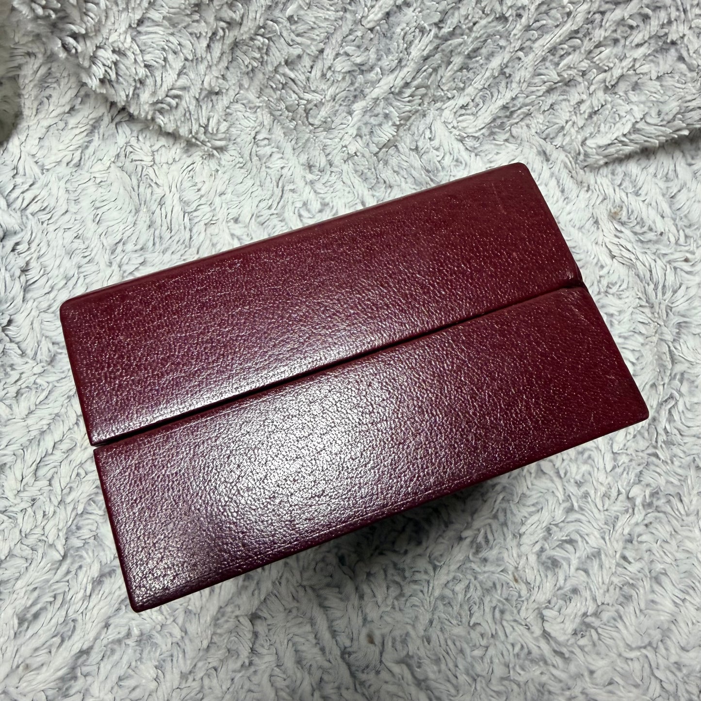 ROLEX Burgundy Box 7x5x3 inches