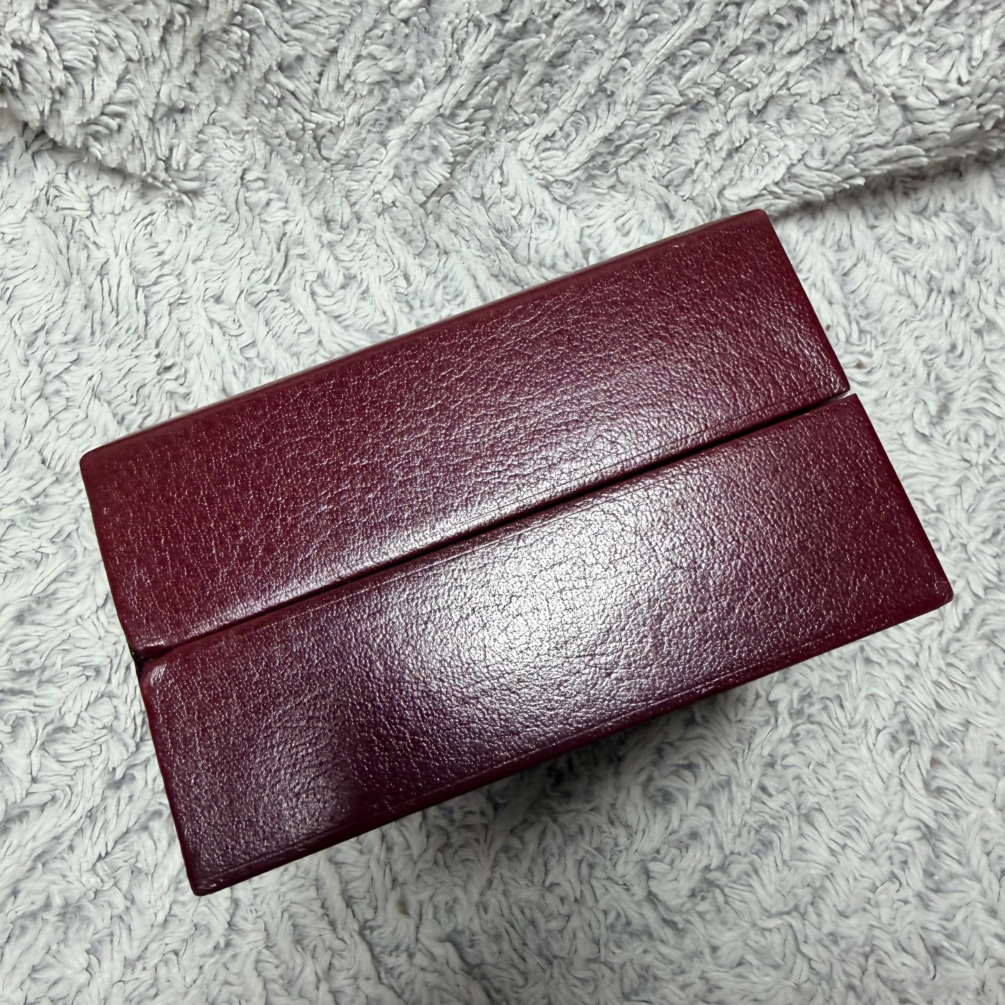 ROLEX Burgundy Box 7x5x3 inches