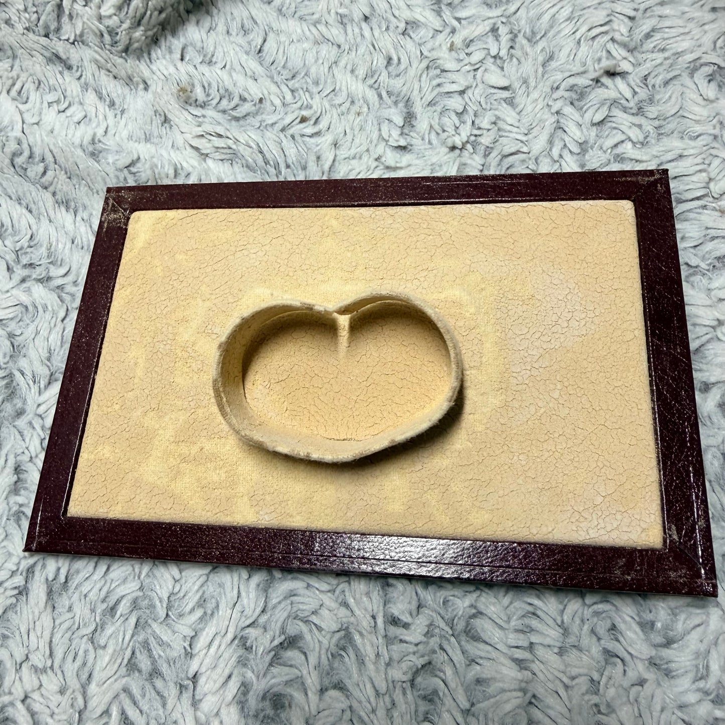 ROLEX Burgundy Box 7x5x3 inches