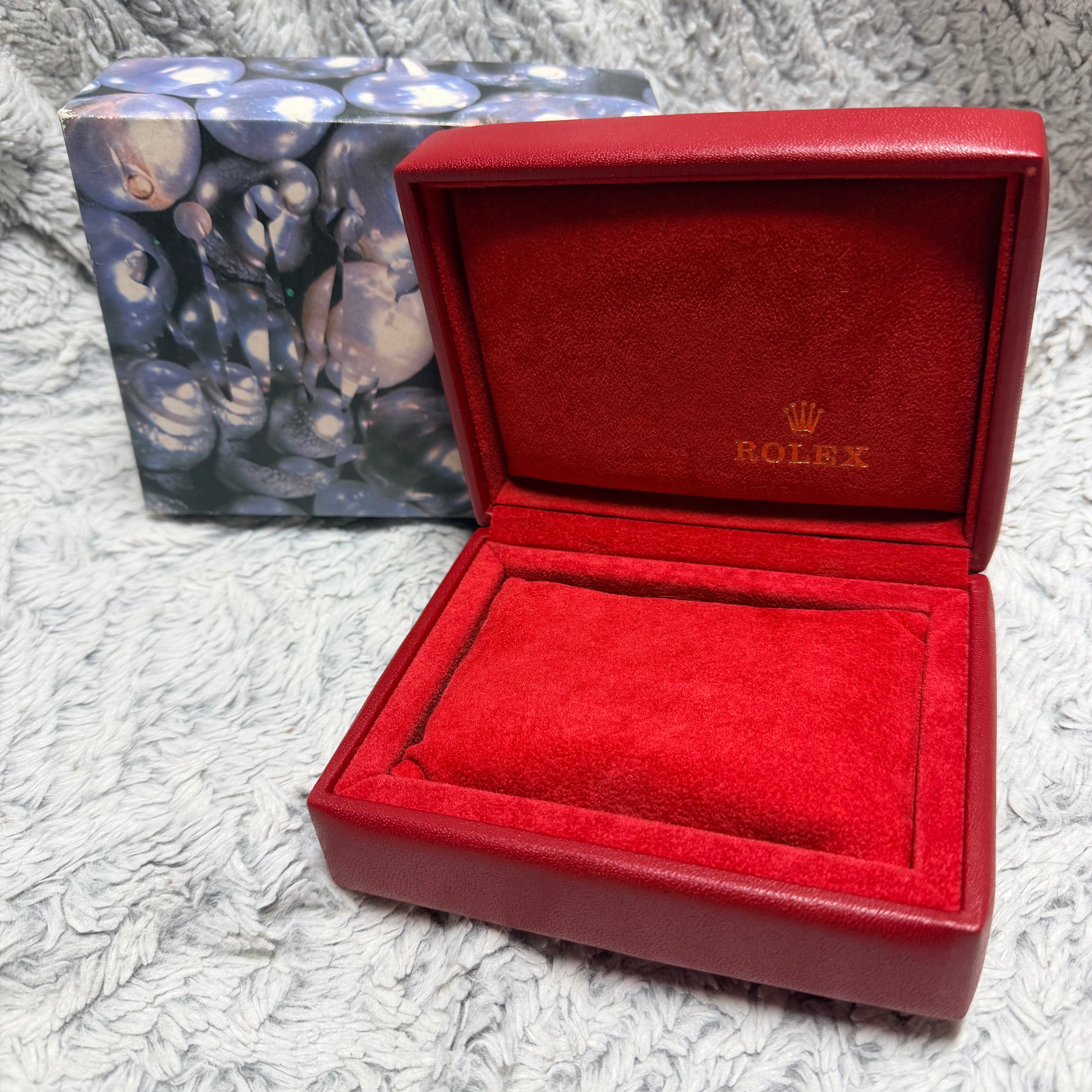ROLEX Red Box + Outer Box 5.50x4.50x2.30 inches | NATILUXIA