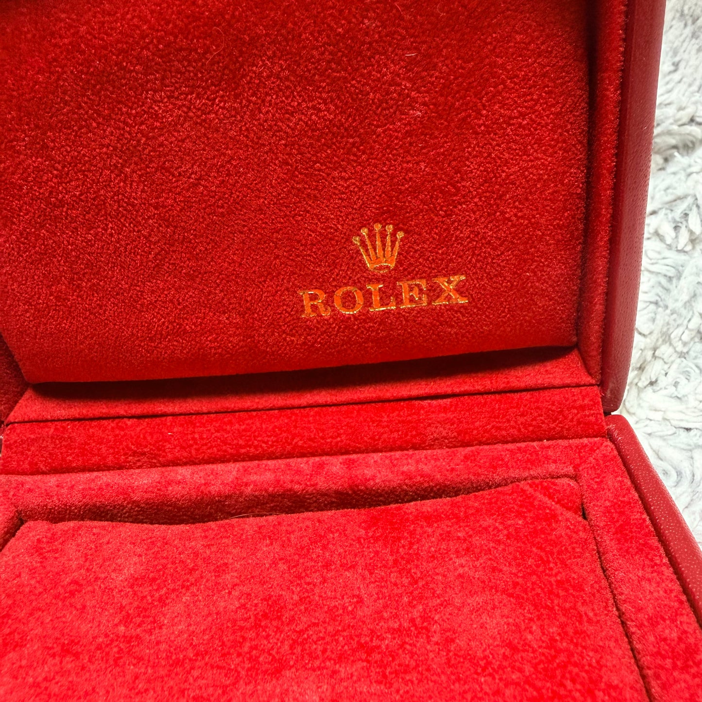 ROLEX Red Box + Outer Box 5.50x4.50x2.30 inches