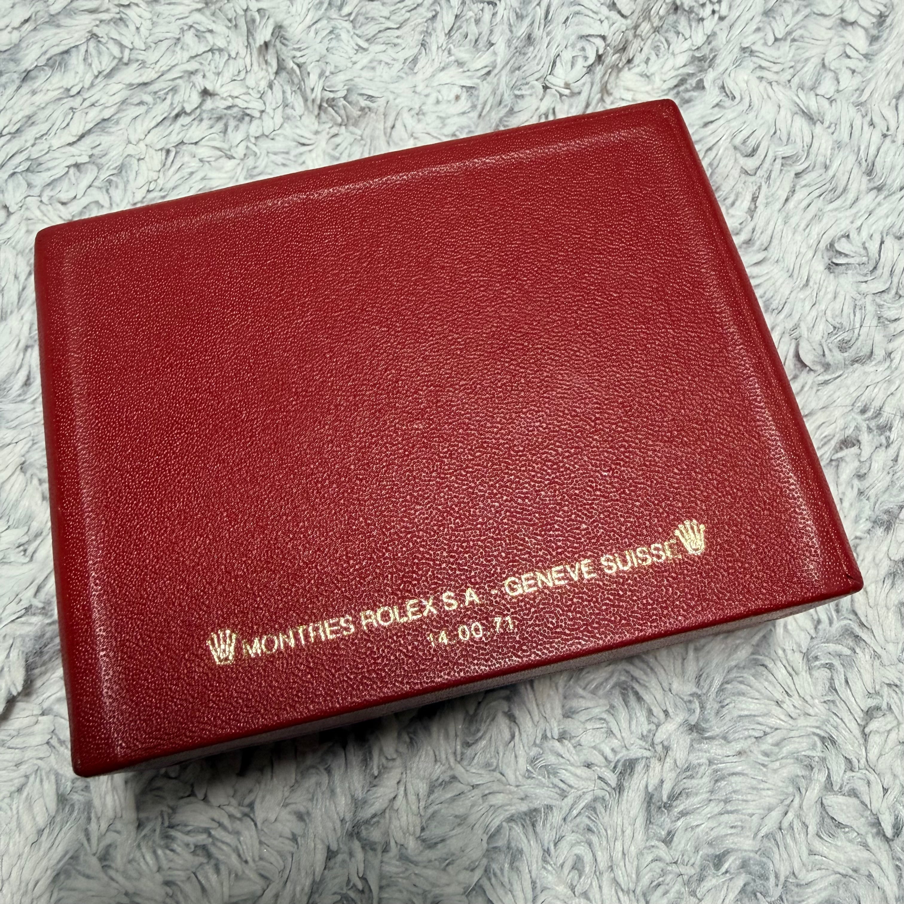 ROLEX Red Box + Outer Box 5.50x4.50x2.30 inches | NATILUXIA