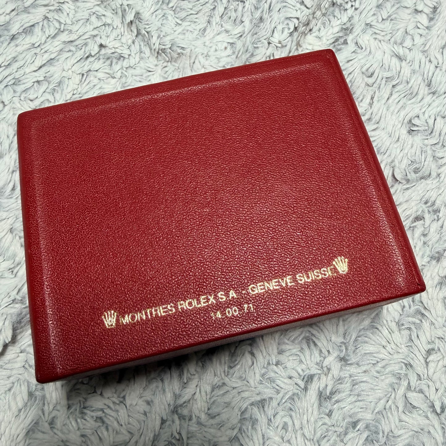 ROLEX Red Box + Outer Box 5.50x4.50x2.30 inches