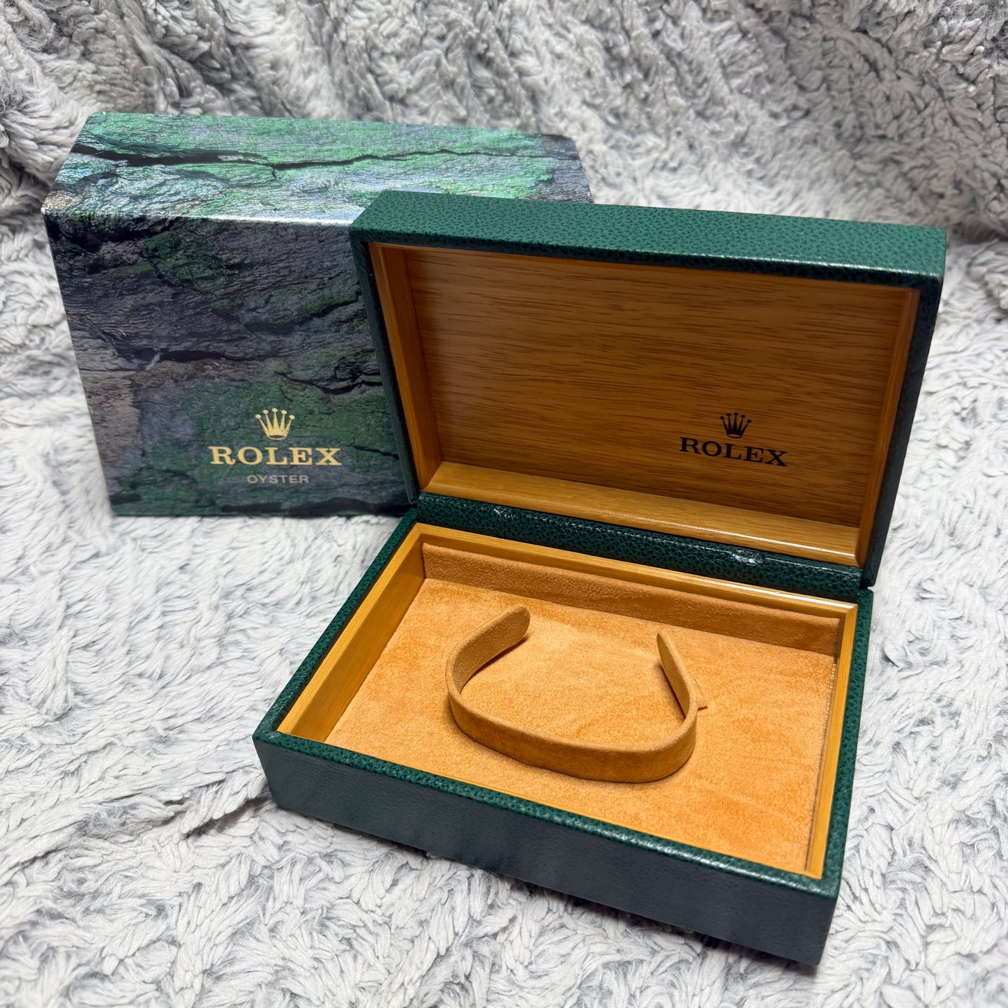 ROLEX Green Box + Outer Box 6.10x4.5x2.75 inches