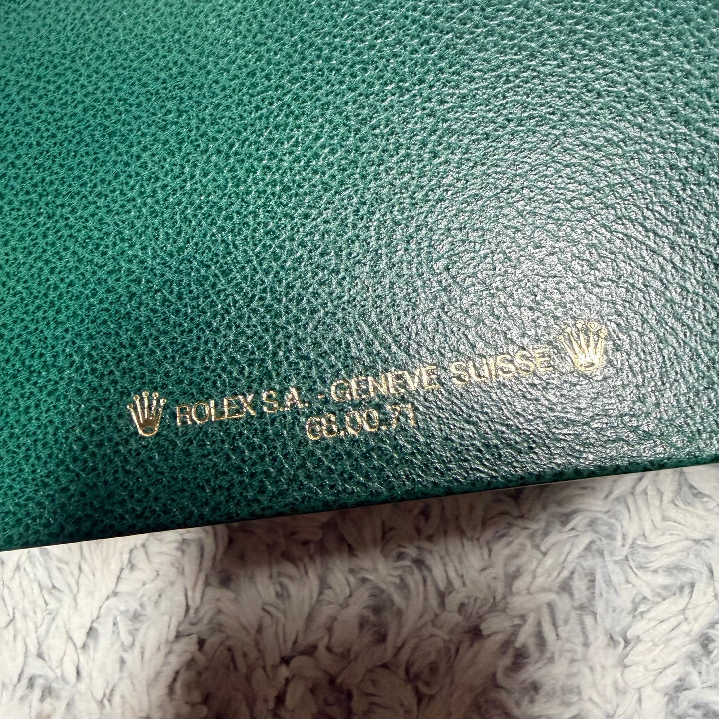 ROLEX Green Box + Outer Box 6.10x4.5x2.75 inches