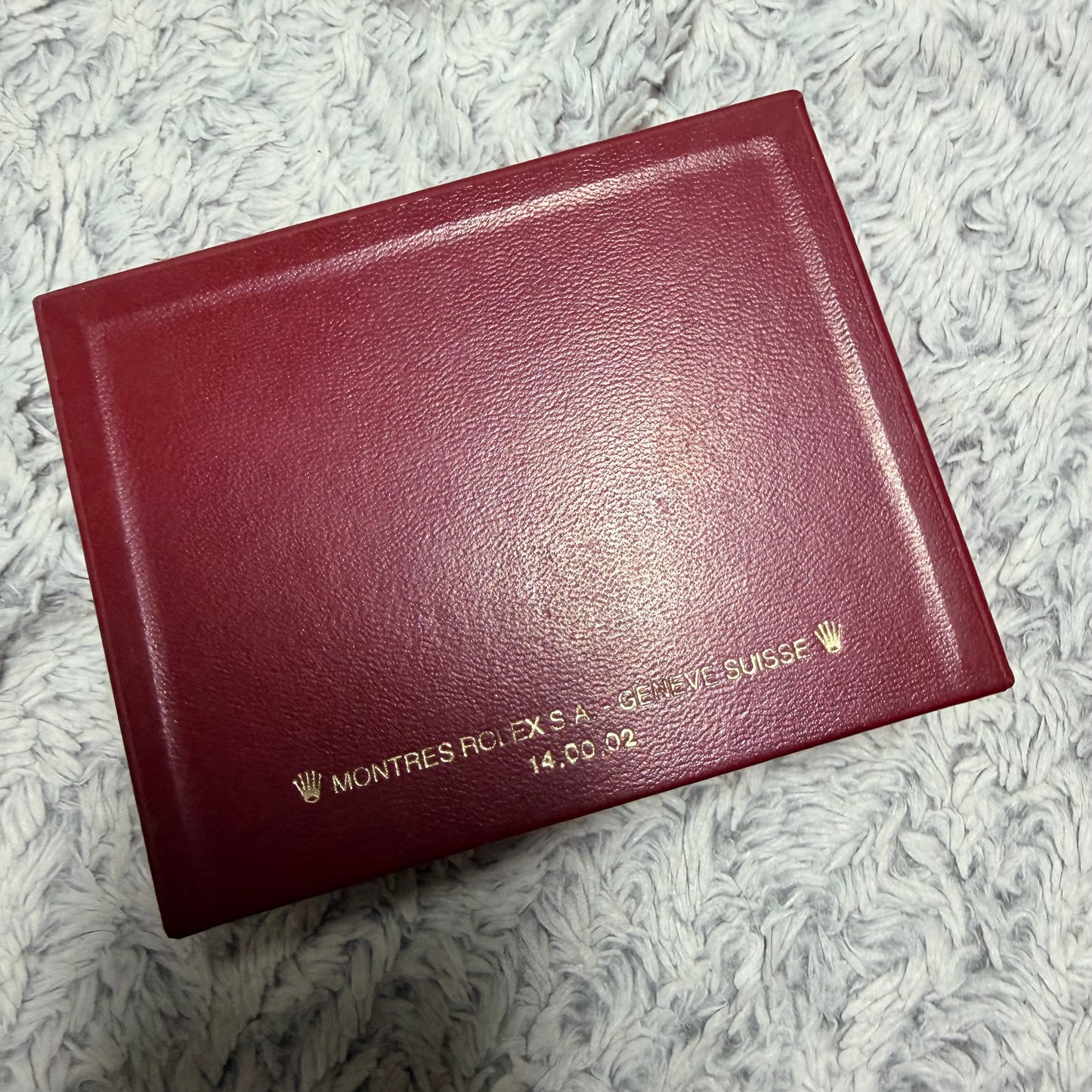 ROLEX Red Box + Outer Box 5.5x4.40x2.25 inches