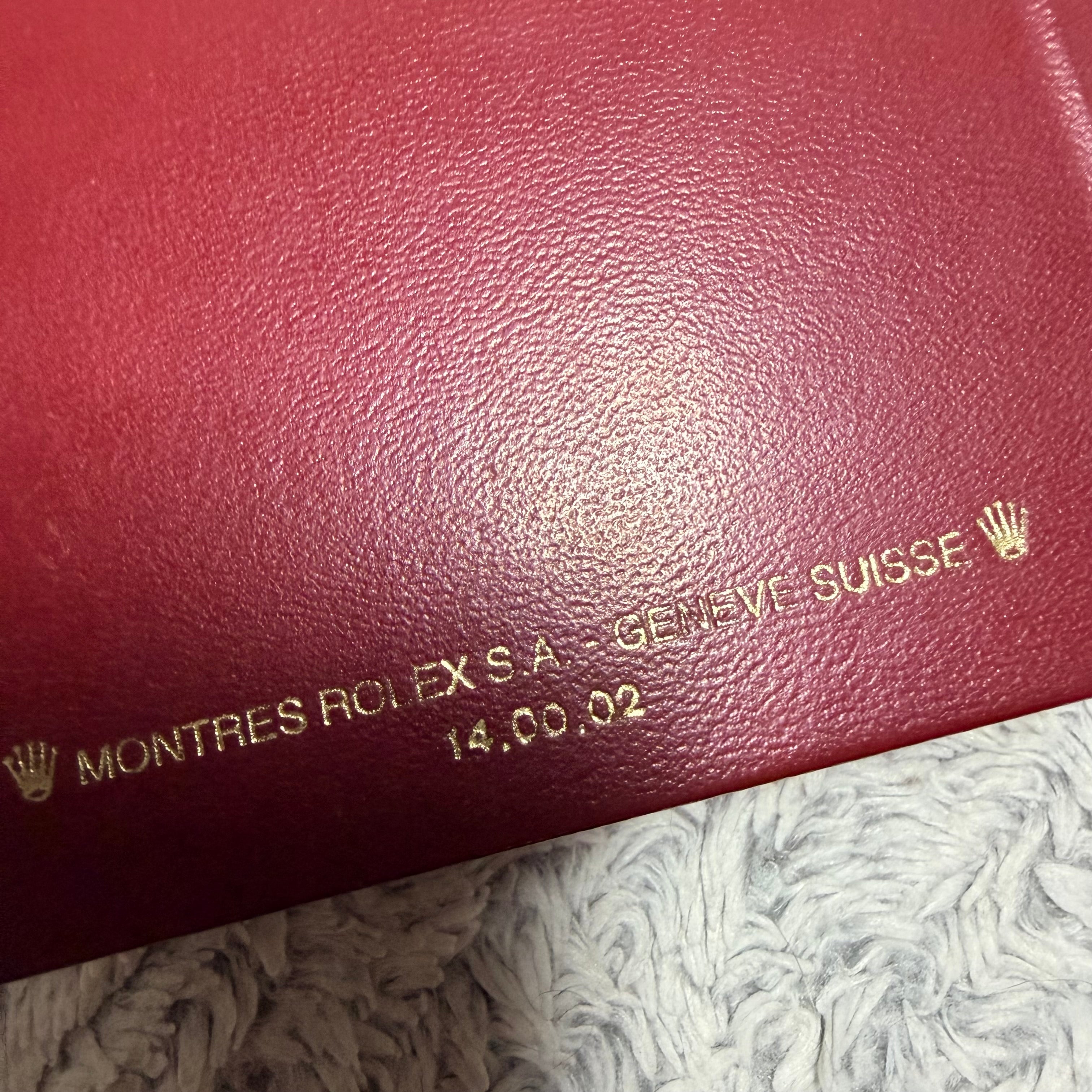 ROLEX Red Box + Outer Box 5.5x4.40x2.25 inches | NATILUXIA