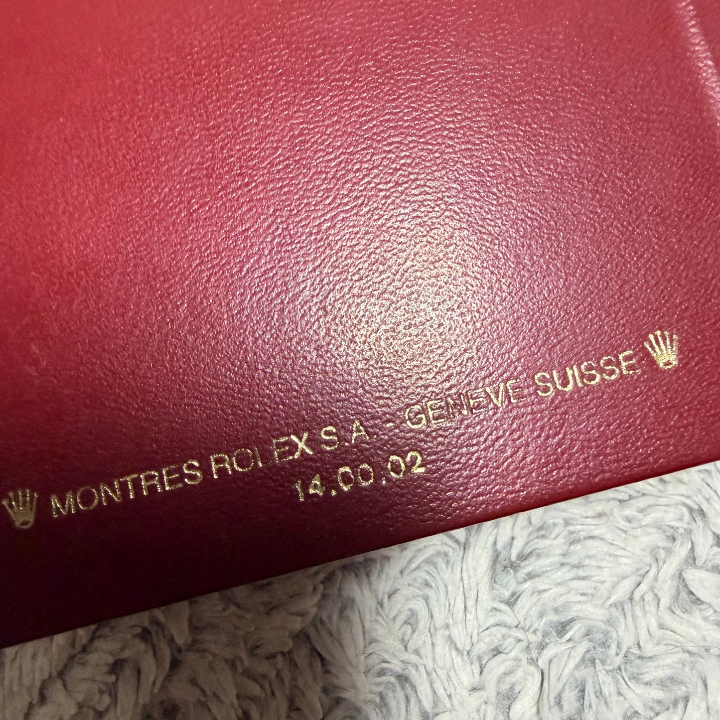 ROLEX Red Box + Outer Box 5.5x4.40x2.25 inches