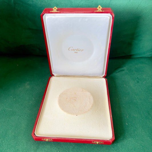 Vintage CARTIER Necklace Box 8.75x7.5x2 inches