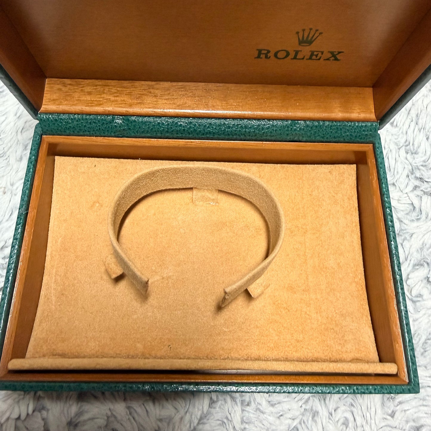 ROLEX Green Box + Outer Box 6.10x4.5x2.75 inches