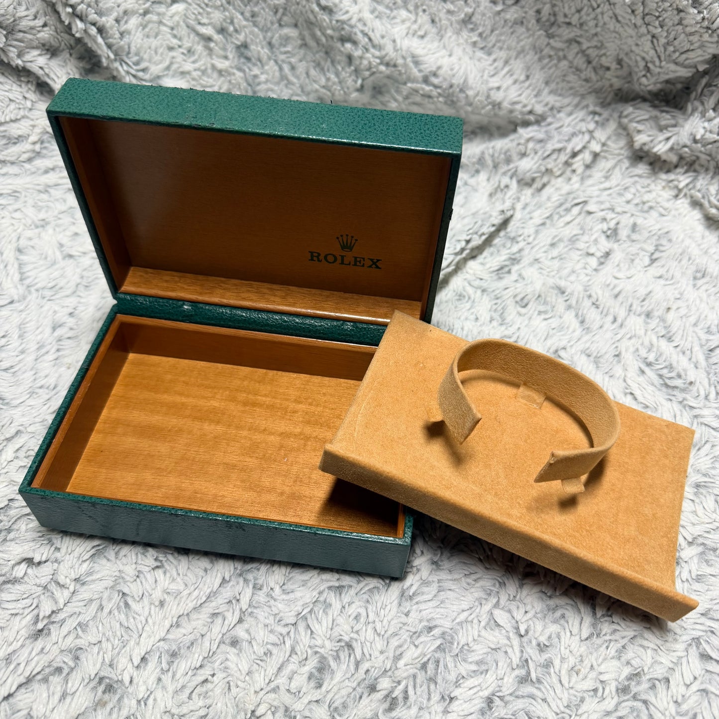 ROLEX Green Box + Outer Box 6.10x4.5x2.75 inches
