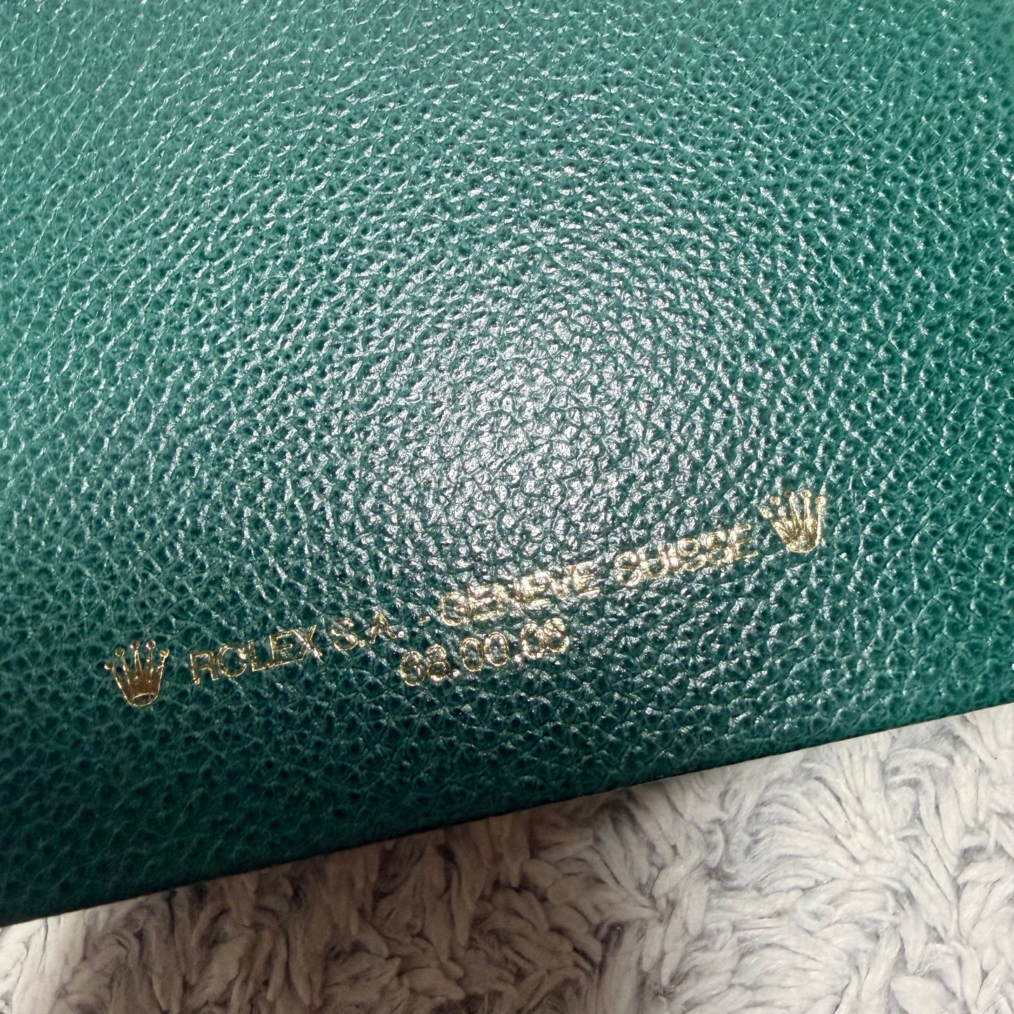 ROLEX Green Box + Outer Box 6.10x4.5x2.75 inches