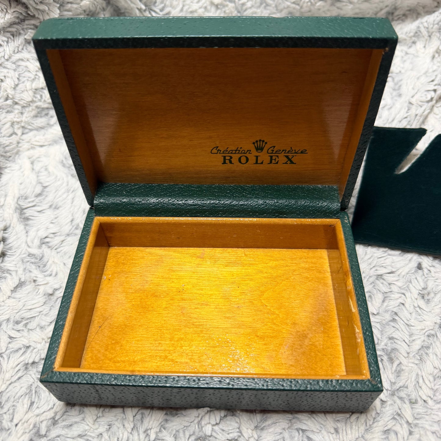 ROLEX Green Box 5.60x3.90x1.90 inches