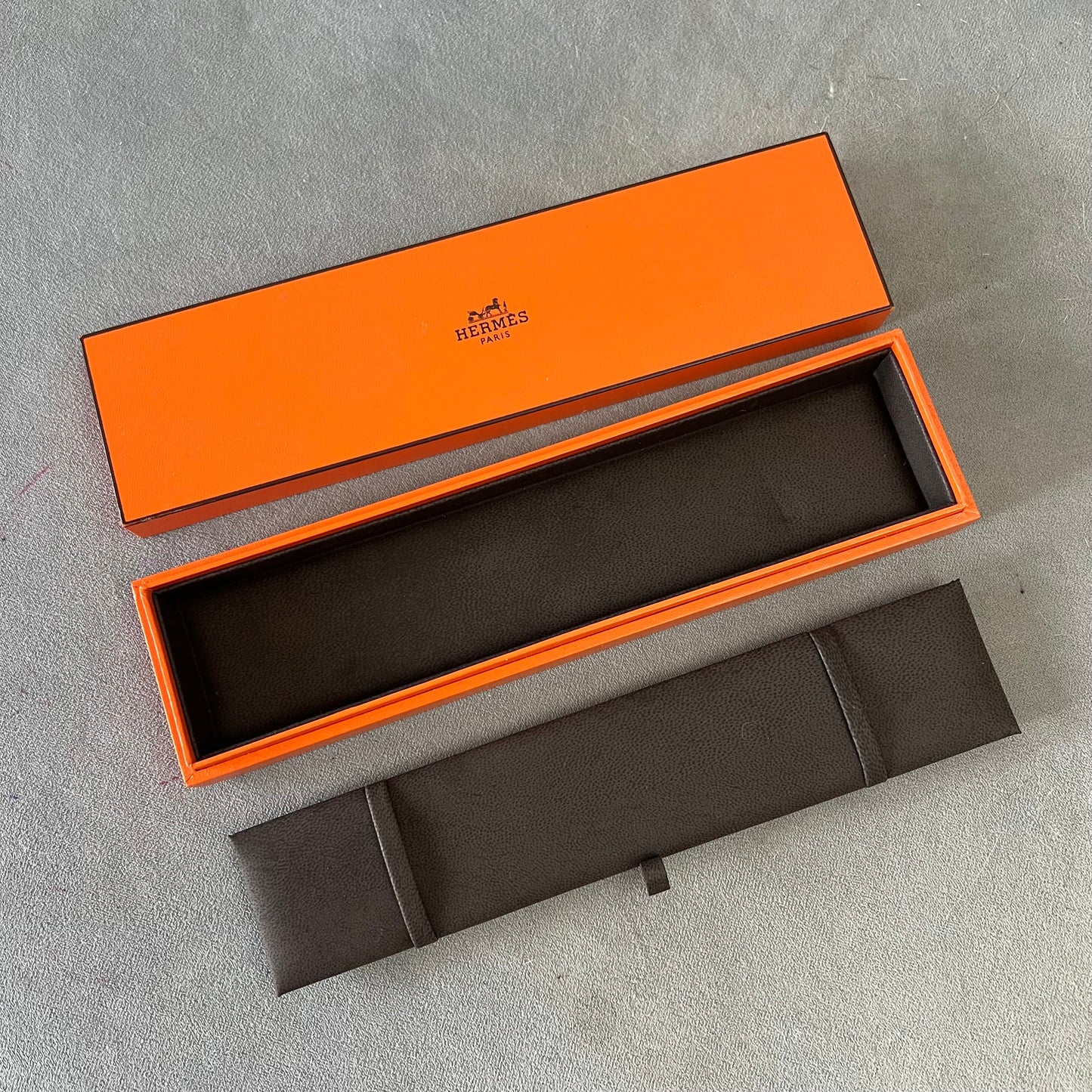 HERMES Bracelet Box 9.25x2.40x1.40 inches