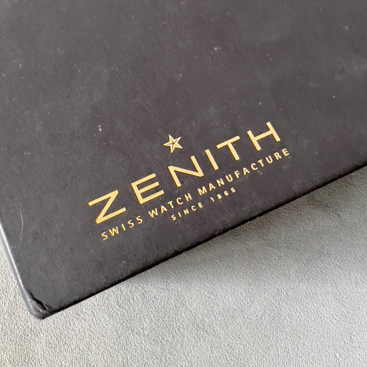 ZENITH Brown Wooden Box + Outer Boxes