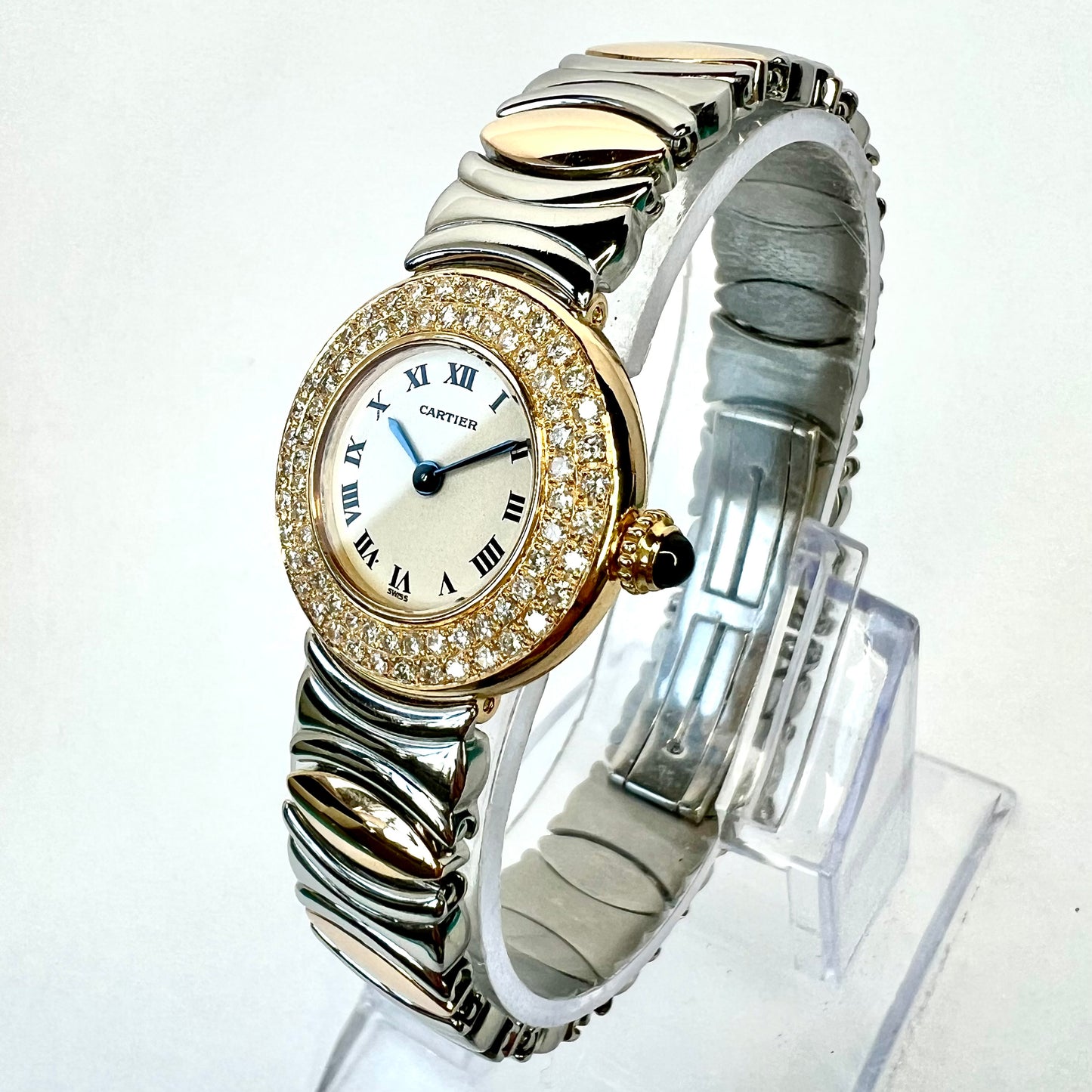 CARTIER COLISÈE Quartz 24mm 2 Tone 0.81TCW DIAMOND Watch