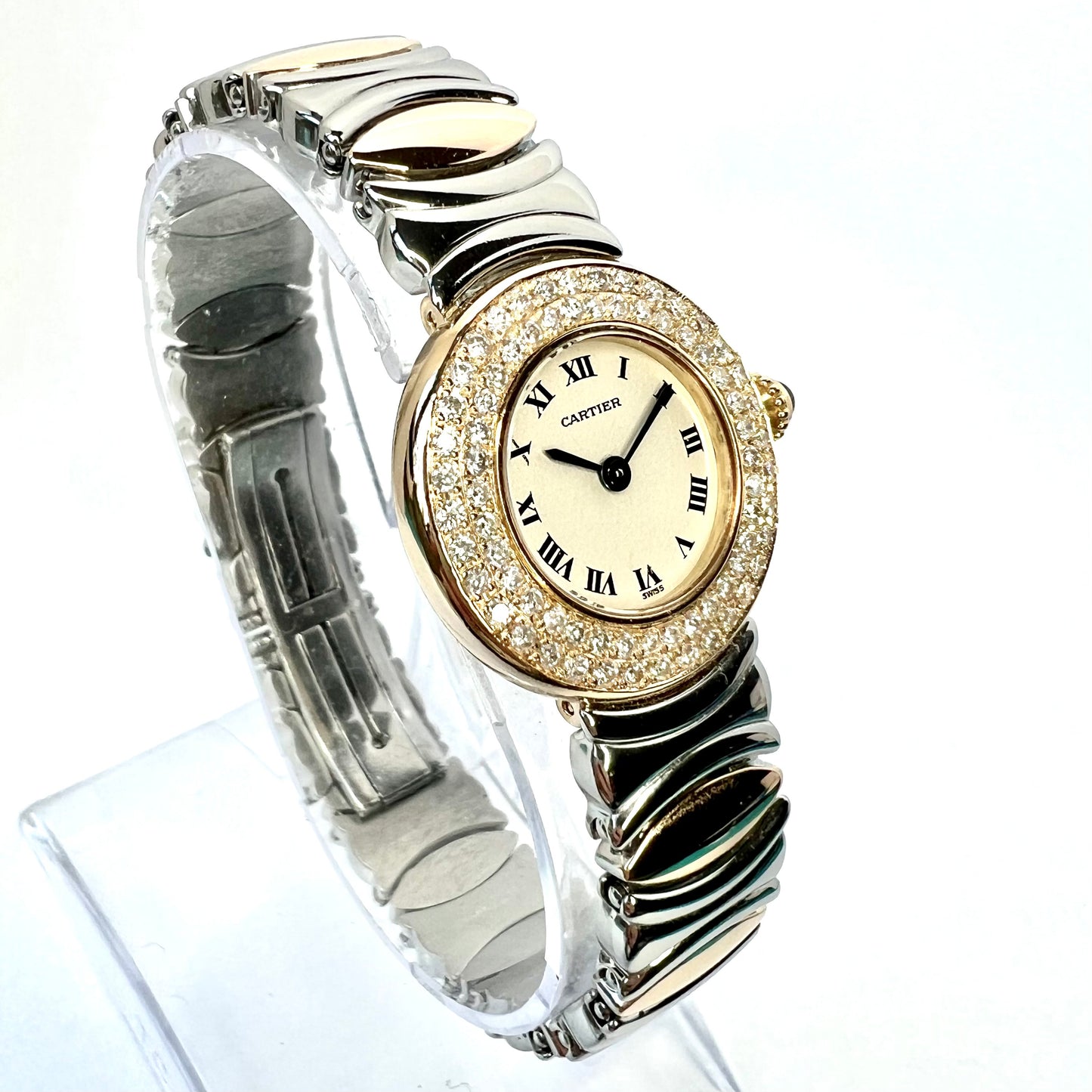 CARTIER COLISÈE Quartz 24mm 2 Tone 0.81TCW DIAMOND Watch