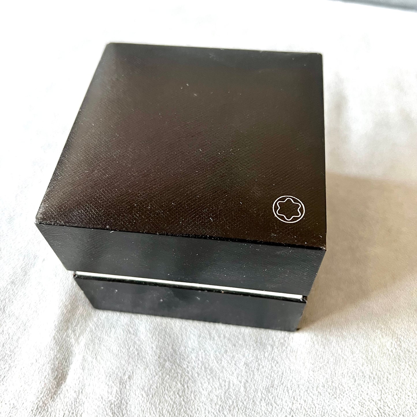 MONTBLANC Black Jewelry Box 3.75x3.75x3.10 inches