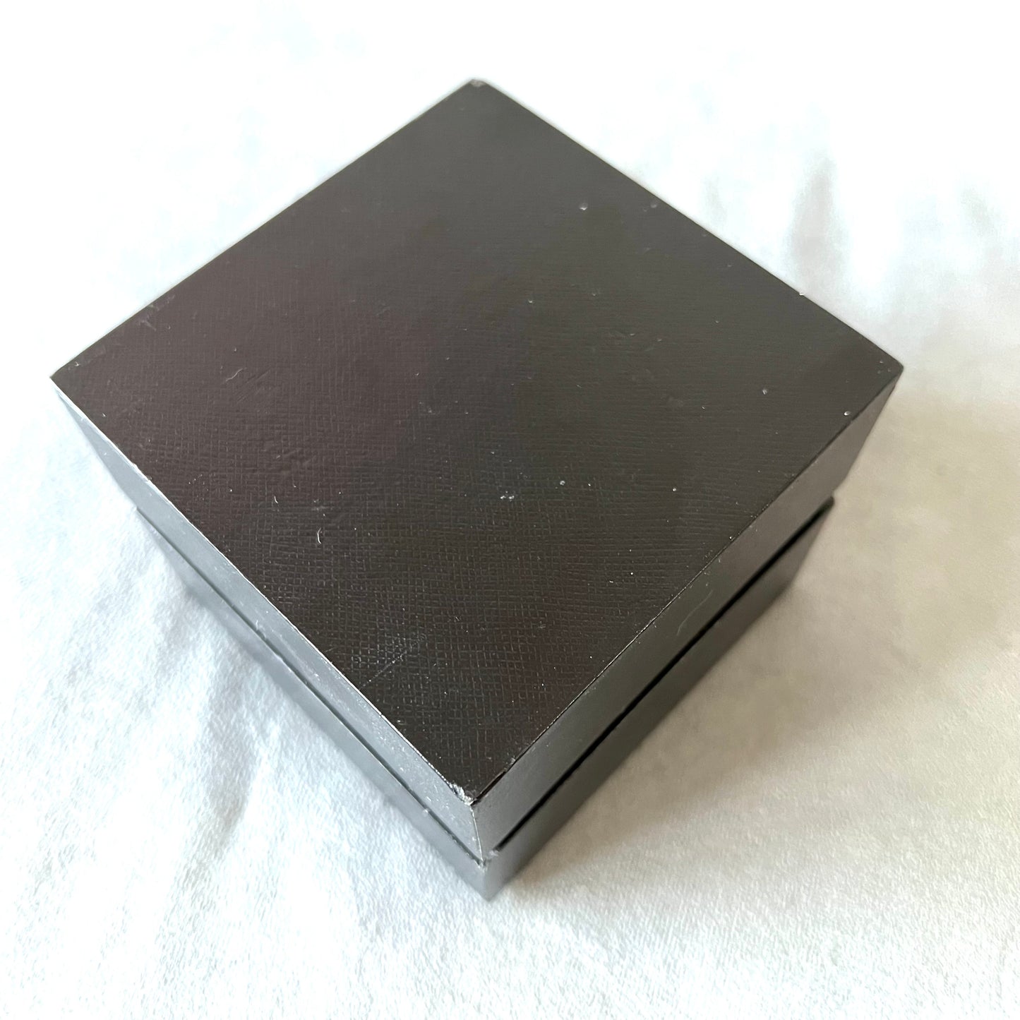 MONTBLANC Black Jewelry Box 3.75x3.75x3.10 inches