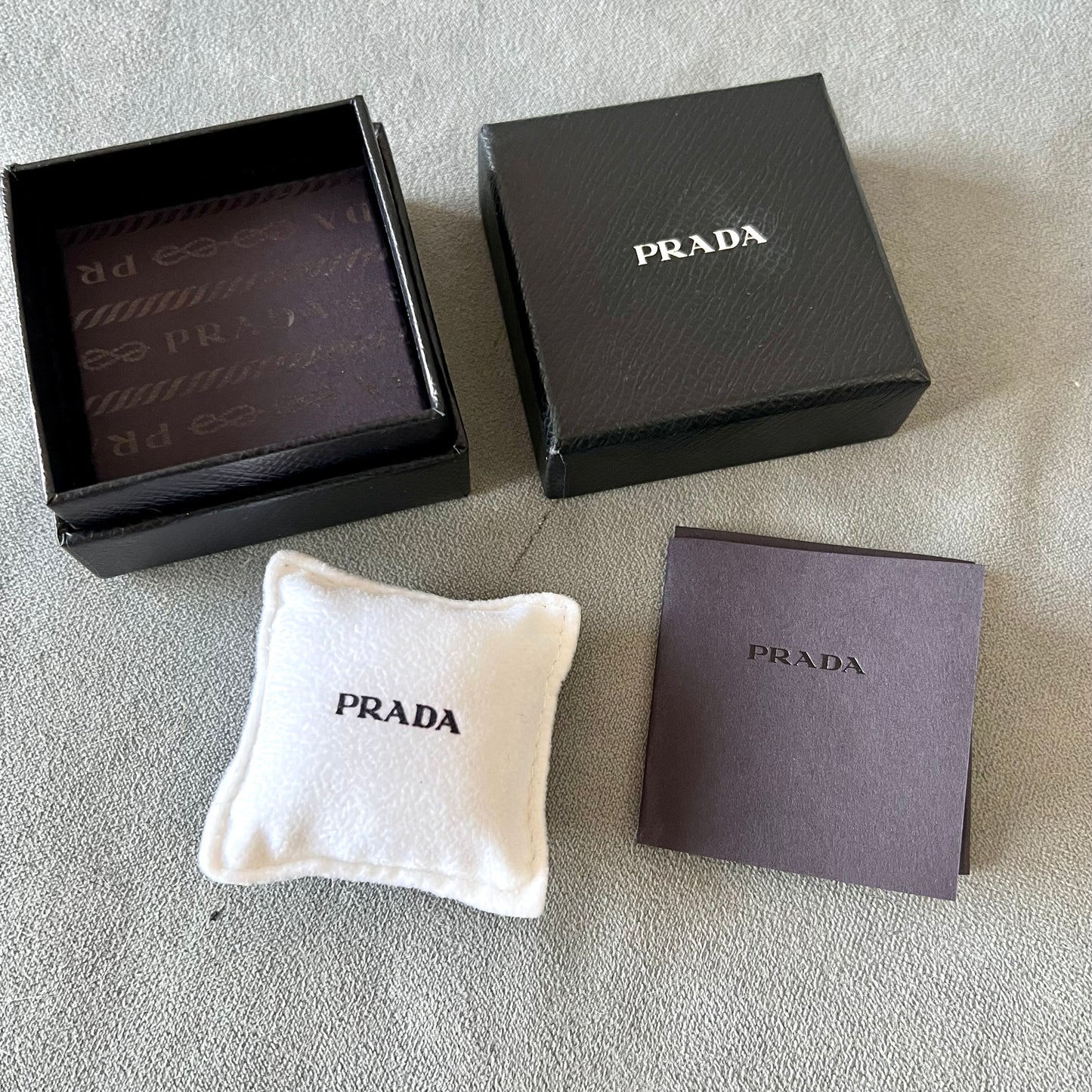 PRADA Goods Box w/ Pillow 2.70x2.70x1.75 inches