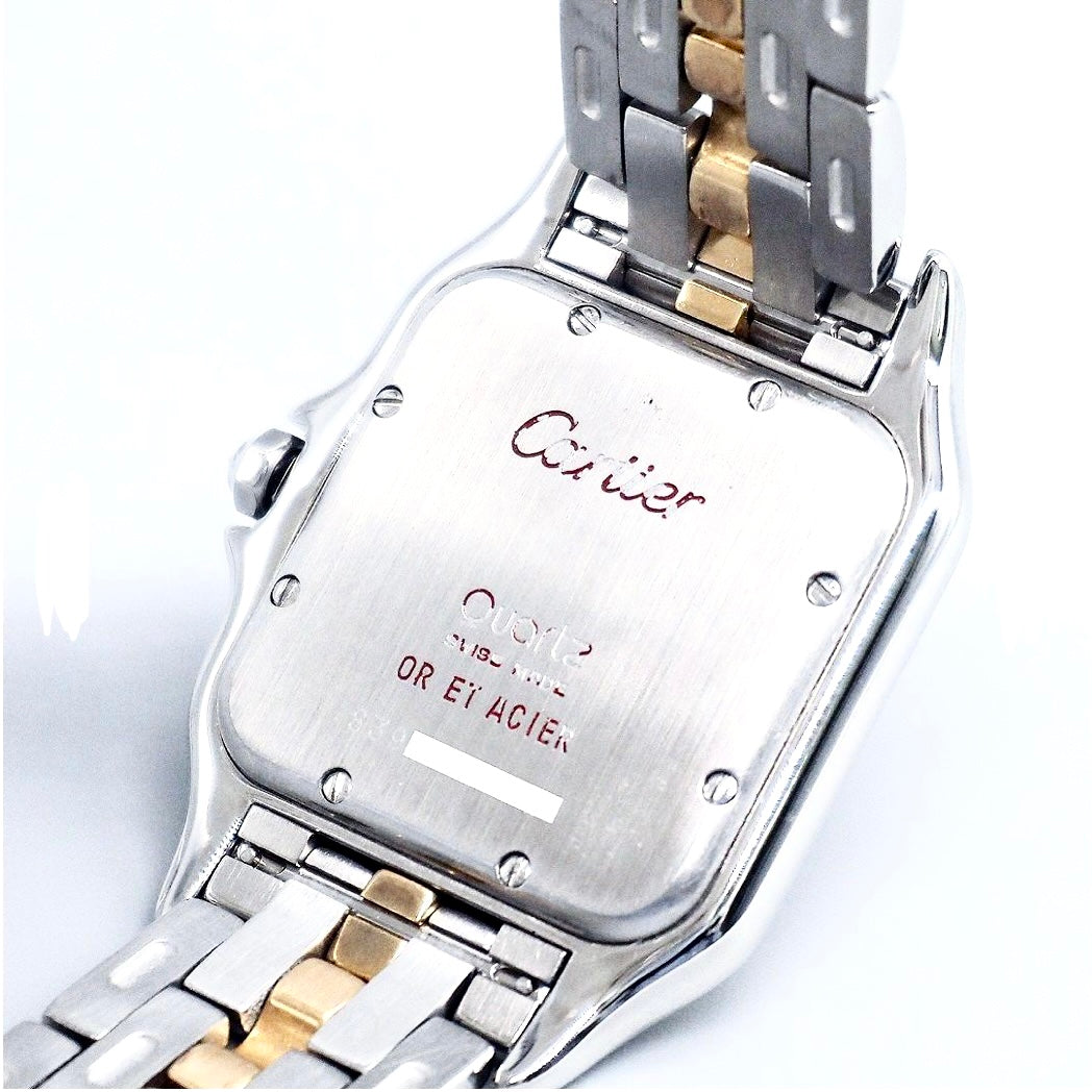 CARTIER PANTHERE 27mm 1 Row Gold Quartz 1.27TCW DIAMOND Watch