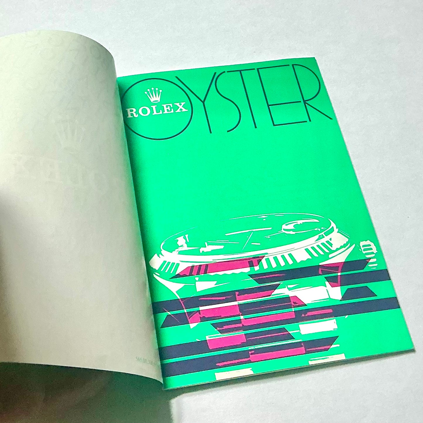 ROLEX Green Leather Card Holder + ROLEX Translation Booklet