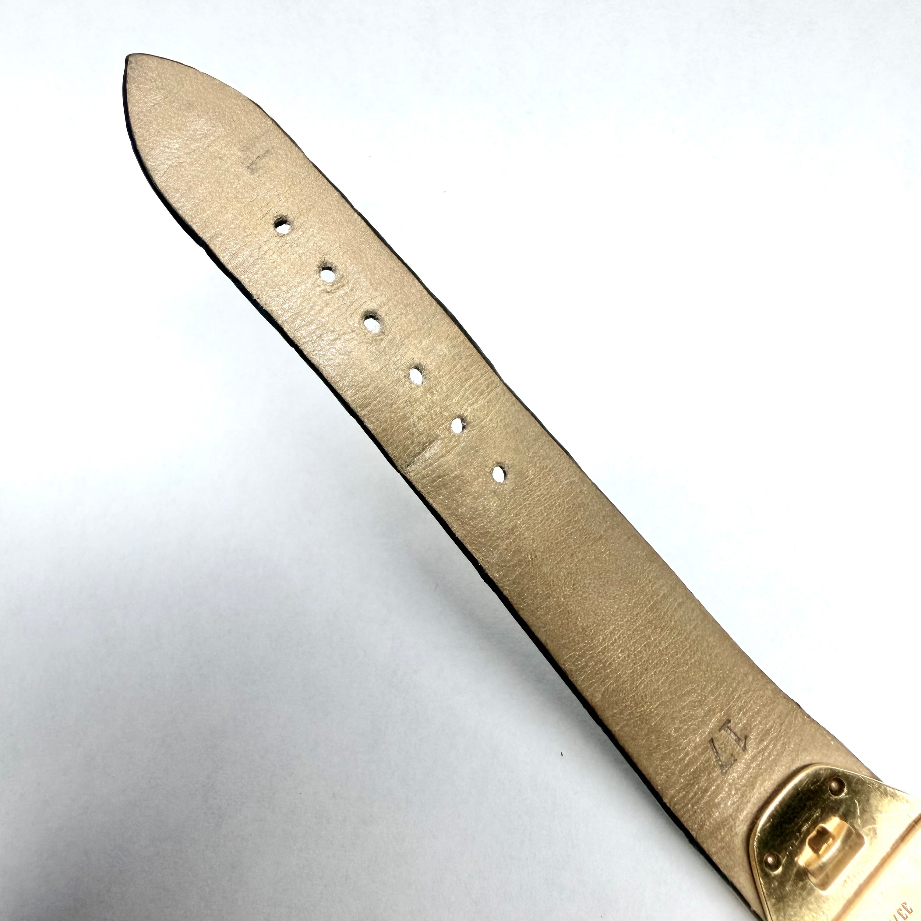 DELANEAU Princess Quartz 23.50mm 18K Yellow Gold FACTORY DIAMOND