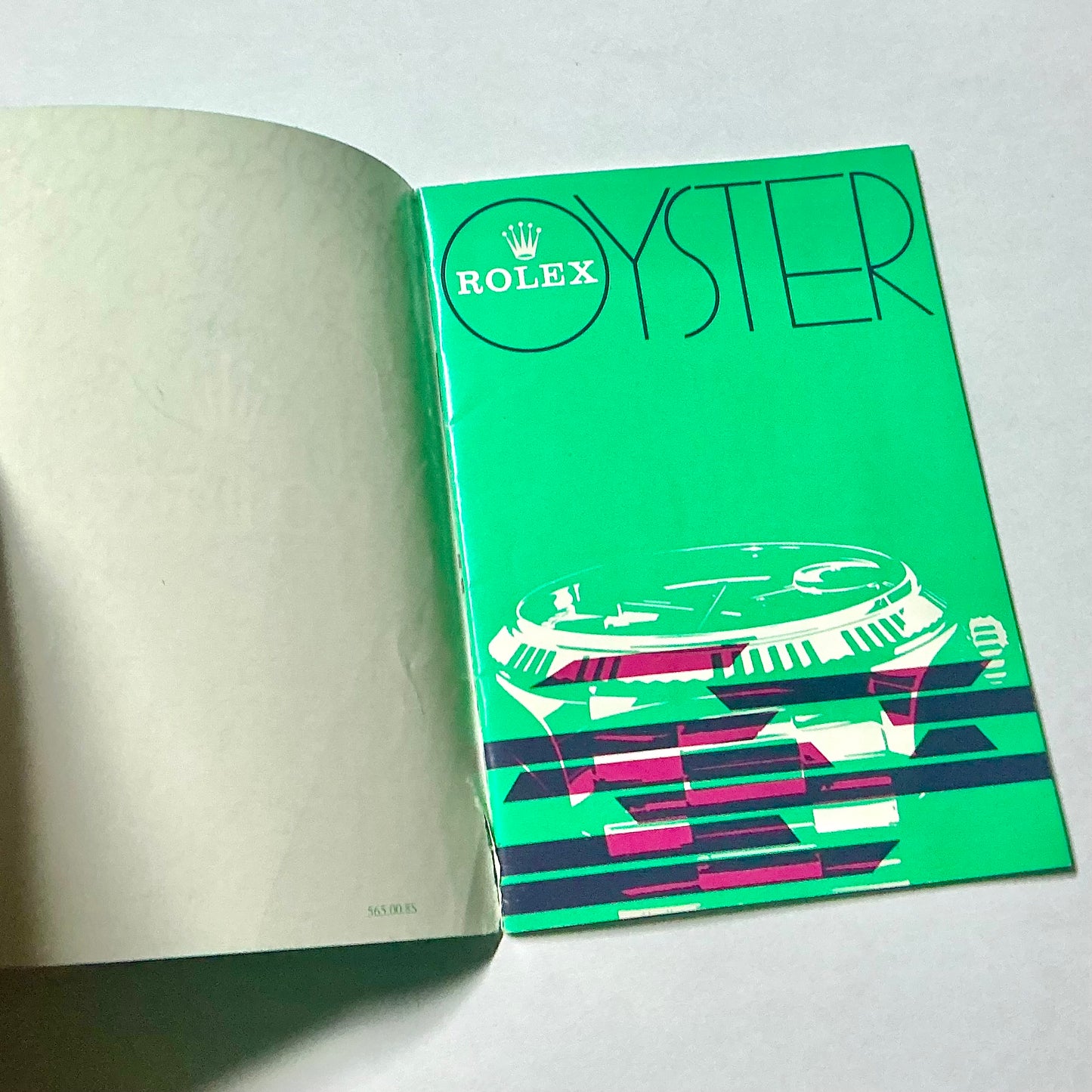 ROLEX Green Leather Card Holder + ROLEX Translation Booklet