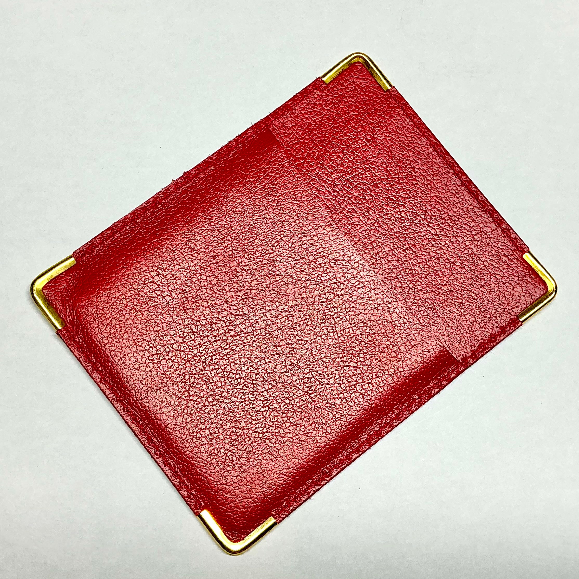 ROLEX Red Leather Card Holder + ROLEX Translation Booklet | NATILUXIA