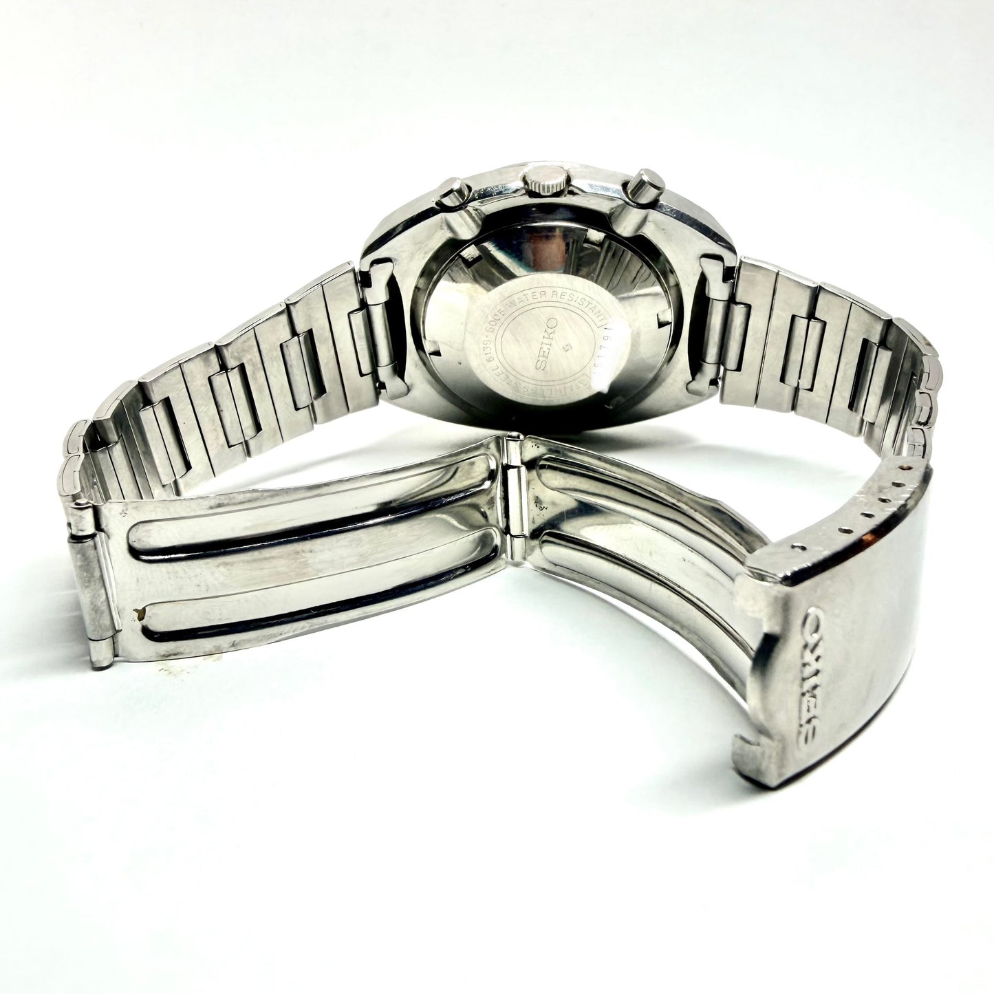 SEIKO POGUE Automatic Chronograph Tachymeter 41mm Steel Watch