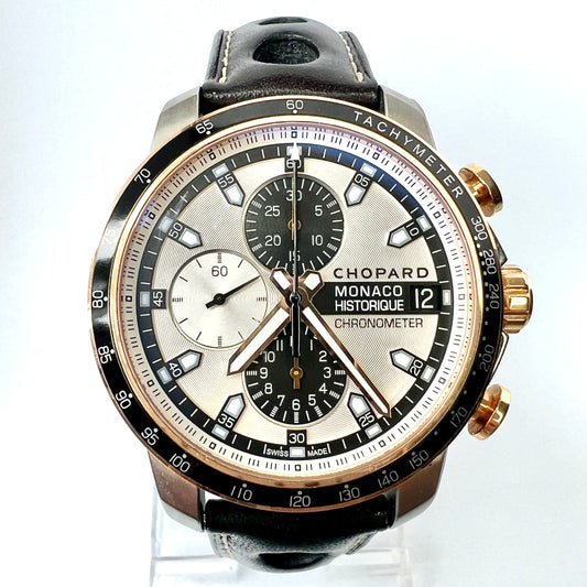CHOPARD MONACO HISTORIQUE Chronometer Chronograph Automatic 2 Tone 44mm Watch